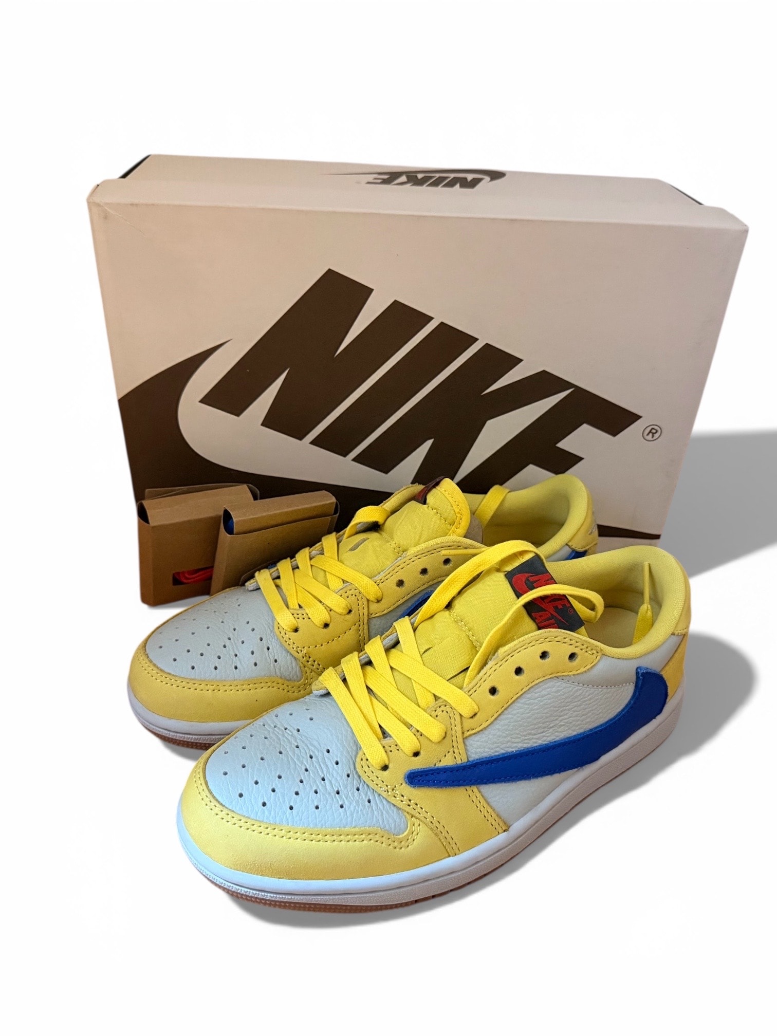 Travis Scott × Nike Women's Air Jordan 1 Retro Low OG "Canary"