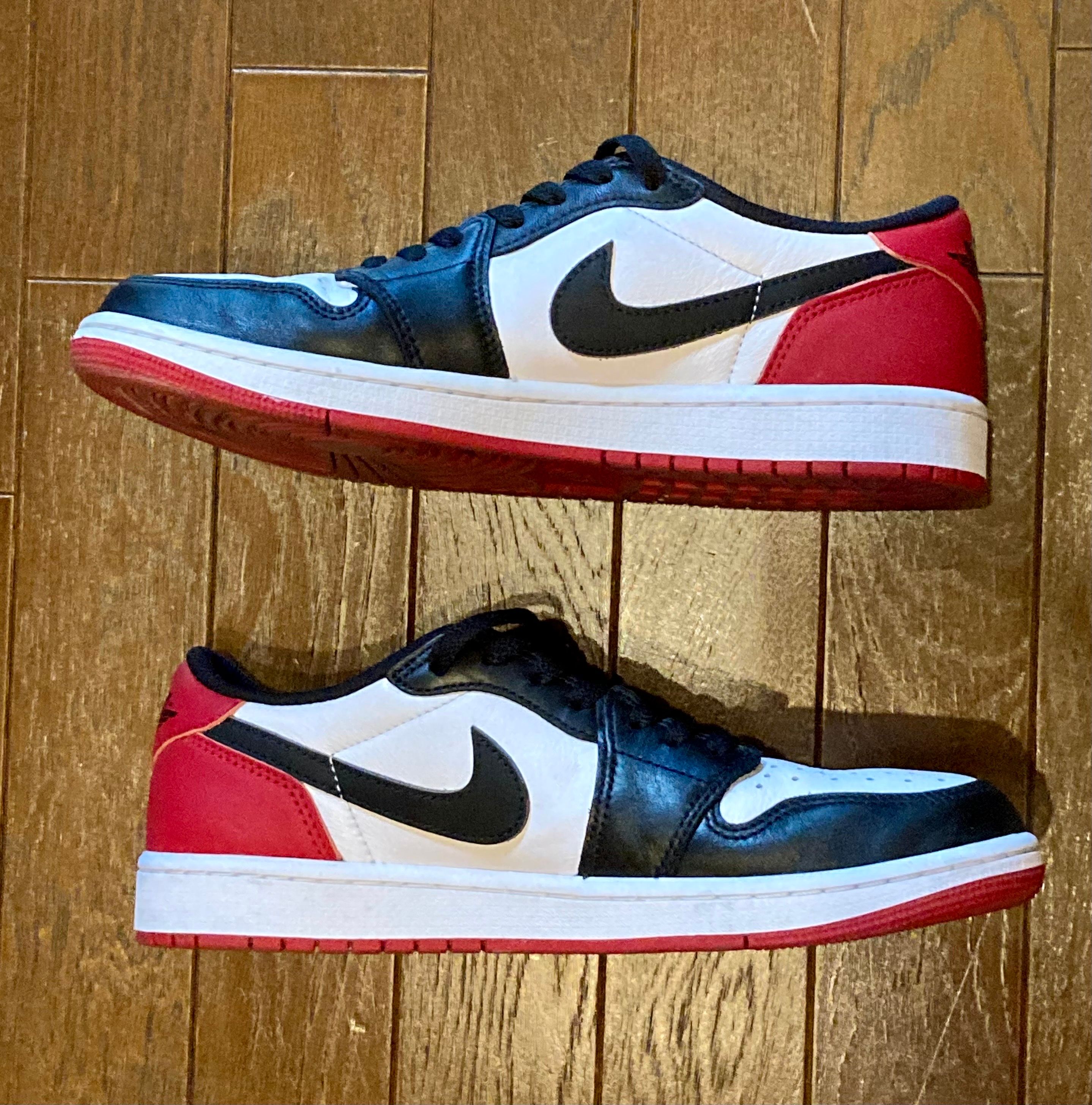 Nike Air Jordan 1 Retro Low OG "Black Toe"