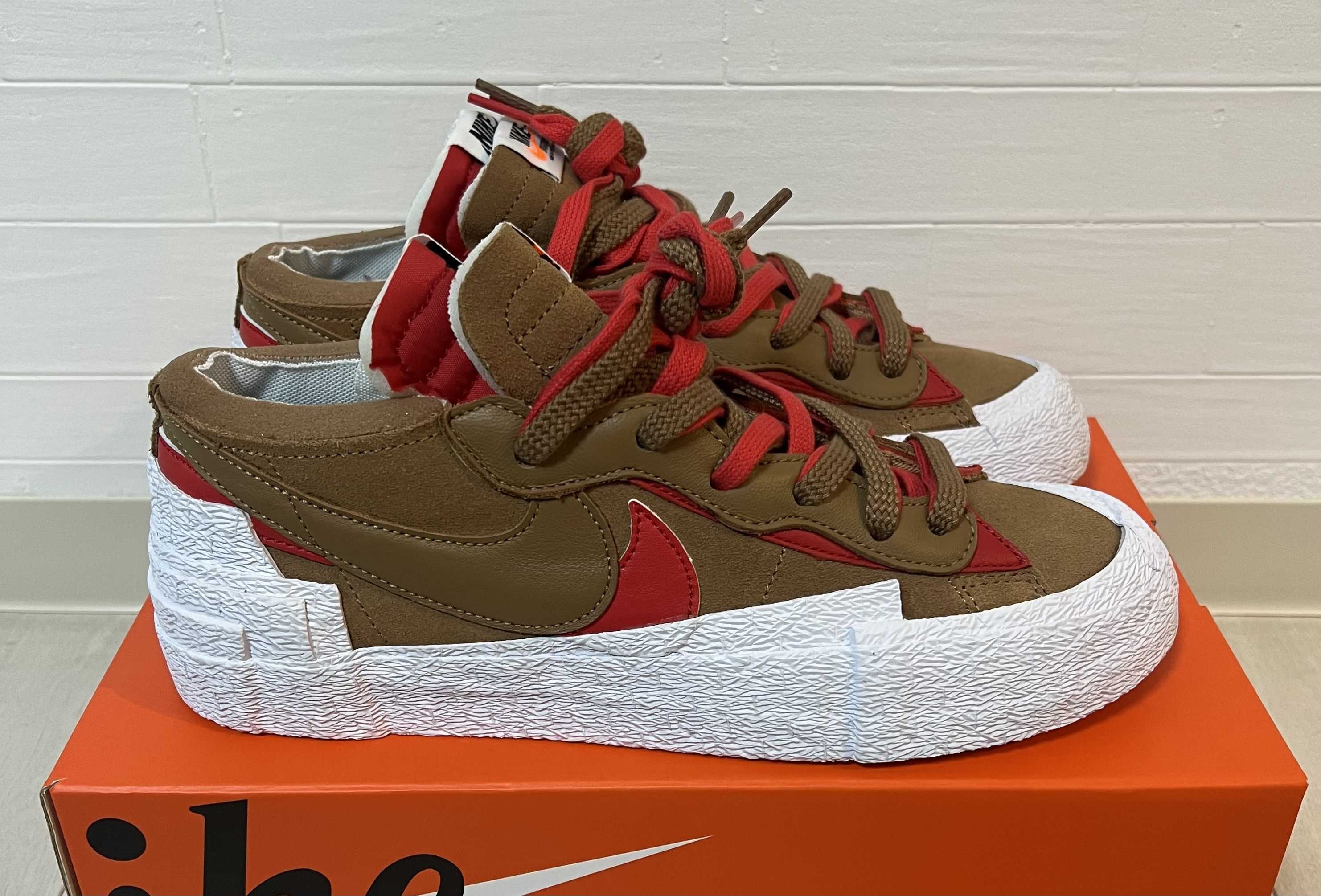 SACAI × NIKE BLAZER LOW "BRITISH TAN"