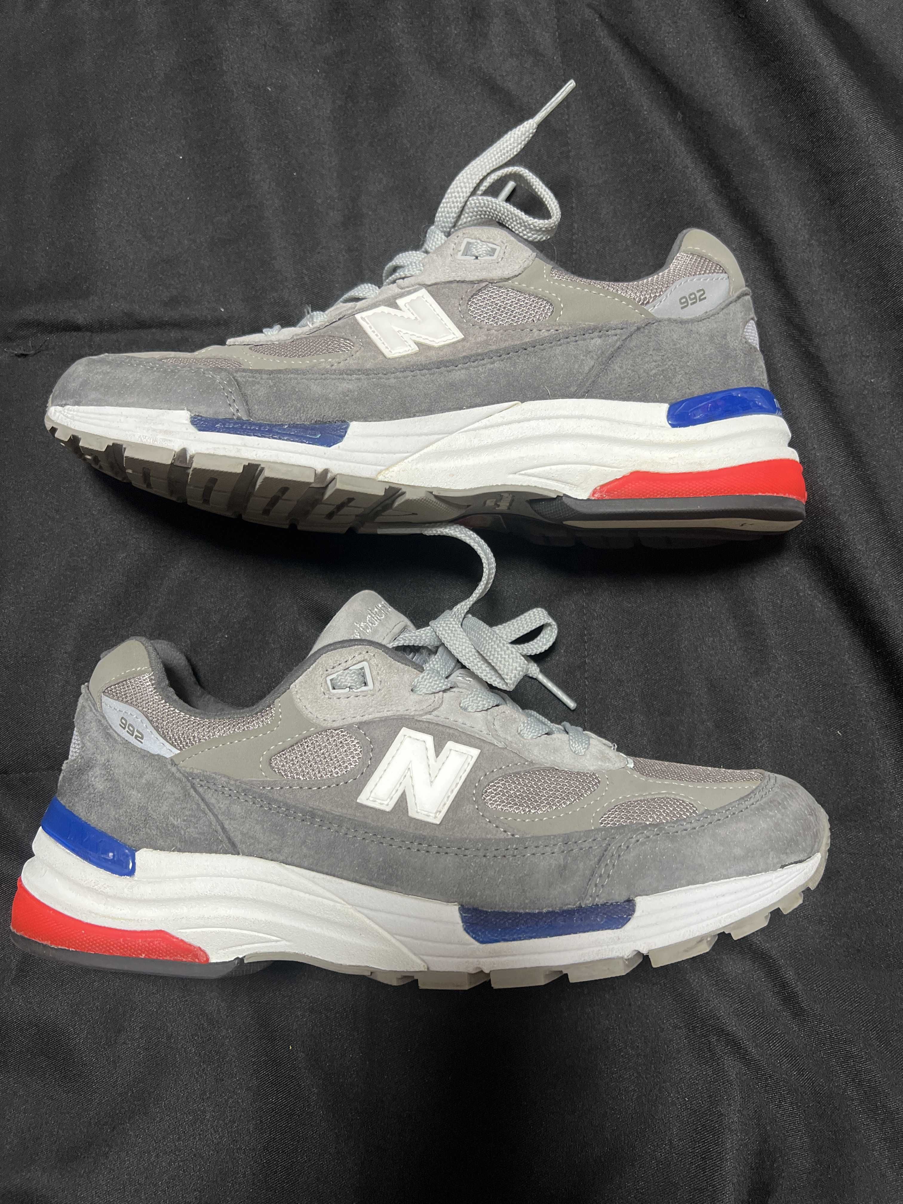 New Balance 992 "GRAY/BLUE/RED"