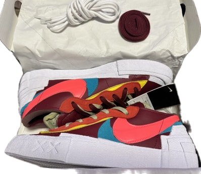 KAWS × sacai × Nike Blazer Low "Team Red"