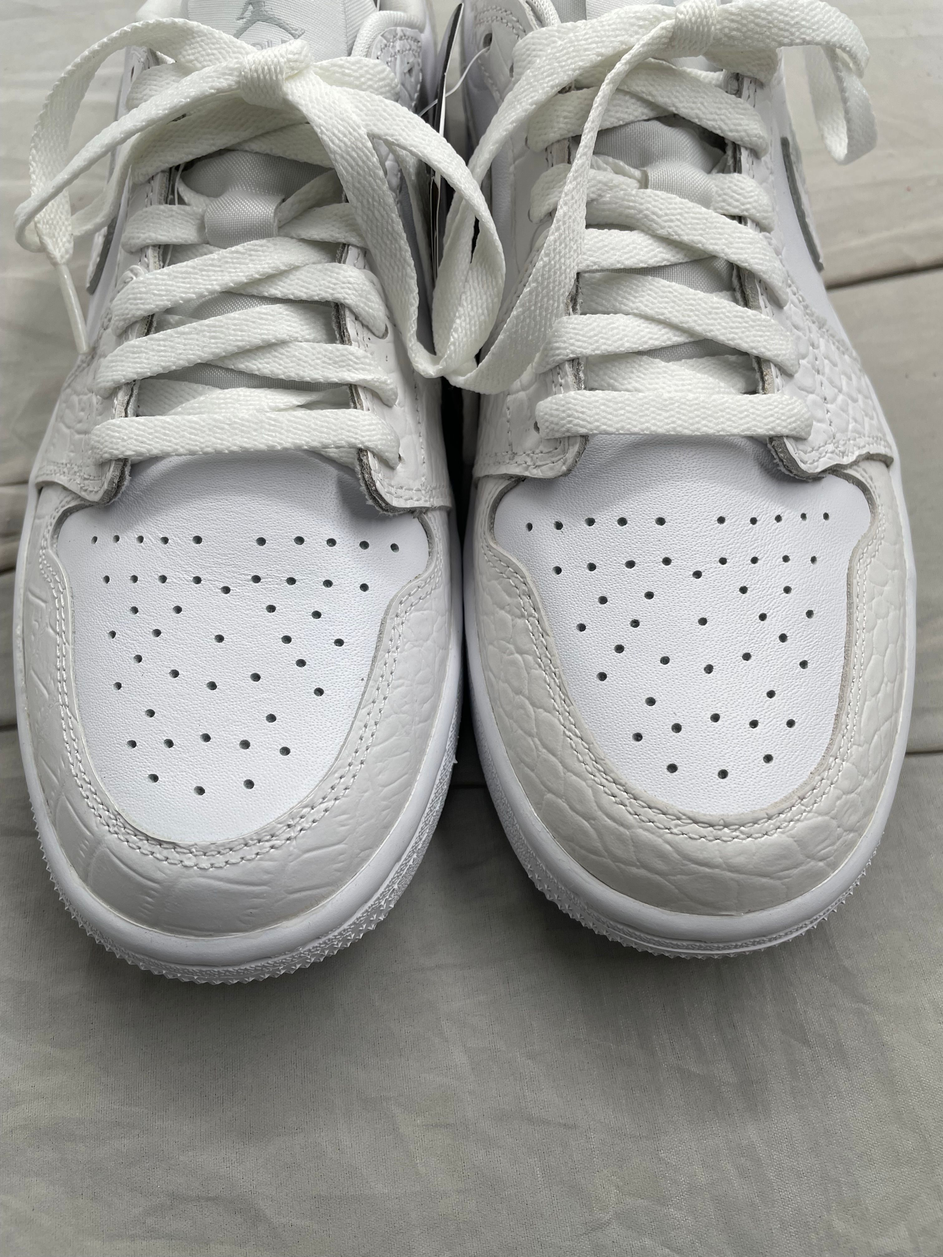 Nike Air Jordan 1 Low Golf "White Crocodile Skin"