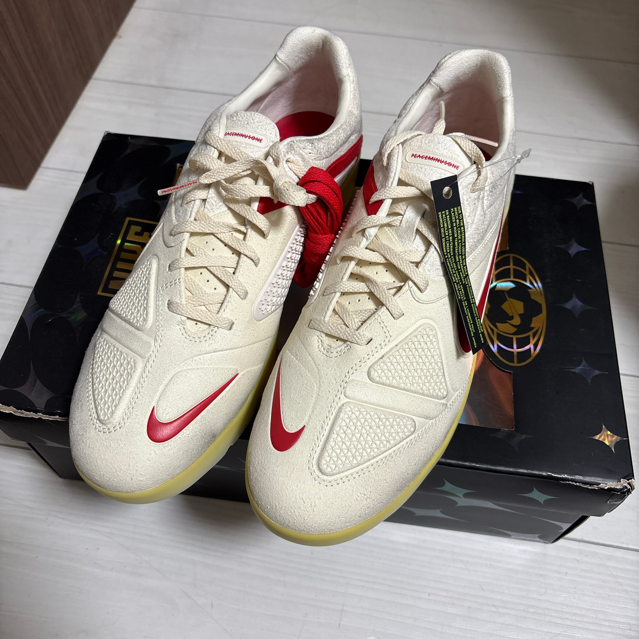 PEACEMINUSONE × Nike Cryoshot CTR360 "World Cup/South Korea/Natural/University Gold" / G-DRAGON