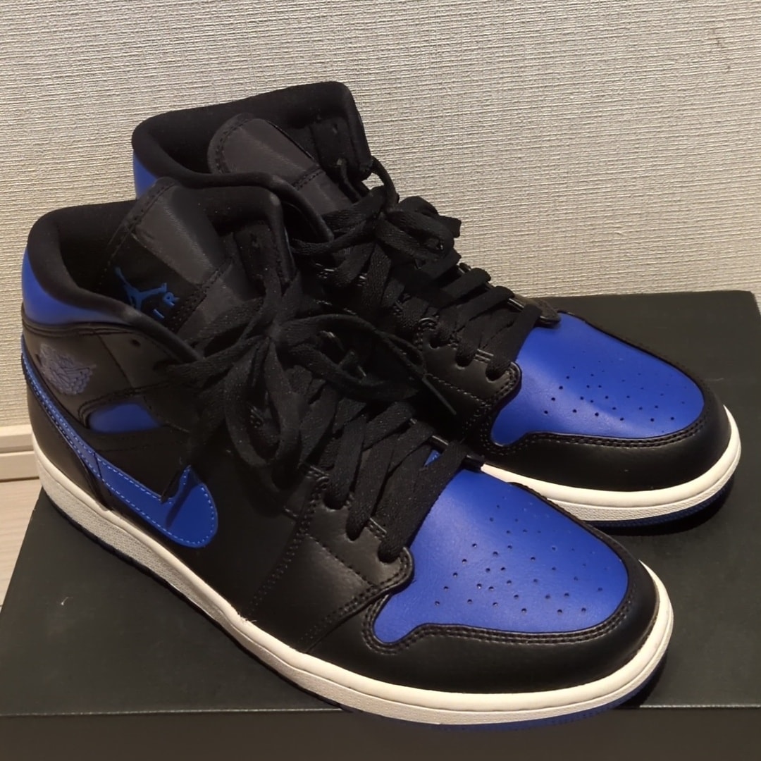 Nike Air Jordan 1 Mid "Black/Blue"