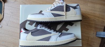 Travis Scott × Nike Air Jordan 1 Low OG SP "Reverse Mocha/Sail and Ridgerock"
