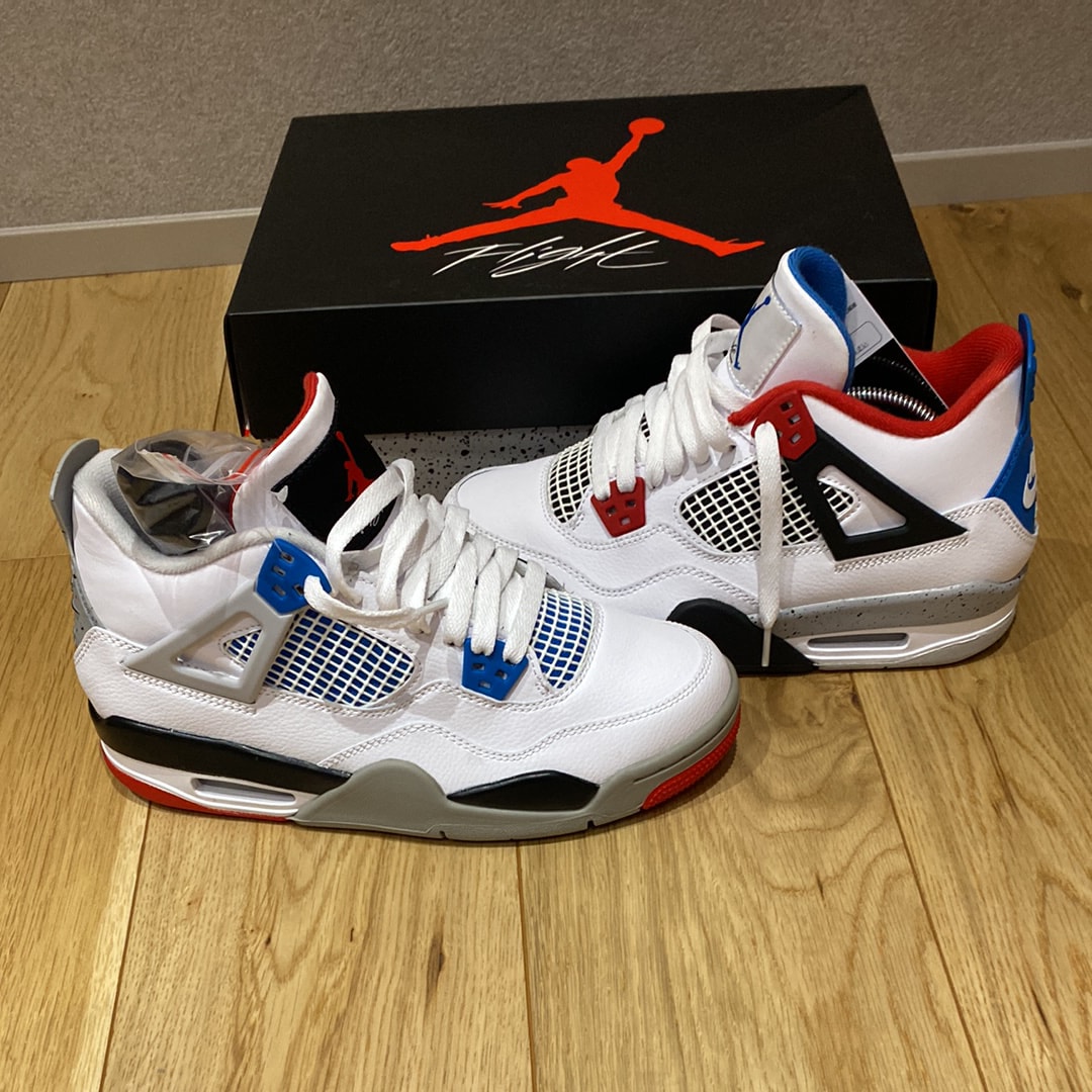 NIKE AIR JORDAN 4 GS WHAT THE 4