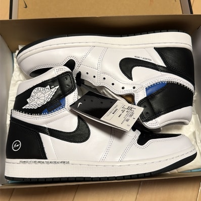 fragment design × UNION × Nike Air Jordan 1 Retro High OG "Black/White"
