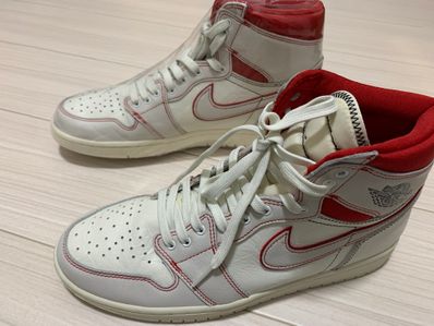 Nike Air Jordan 1 Retro High OG "Sail/University Red"