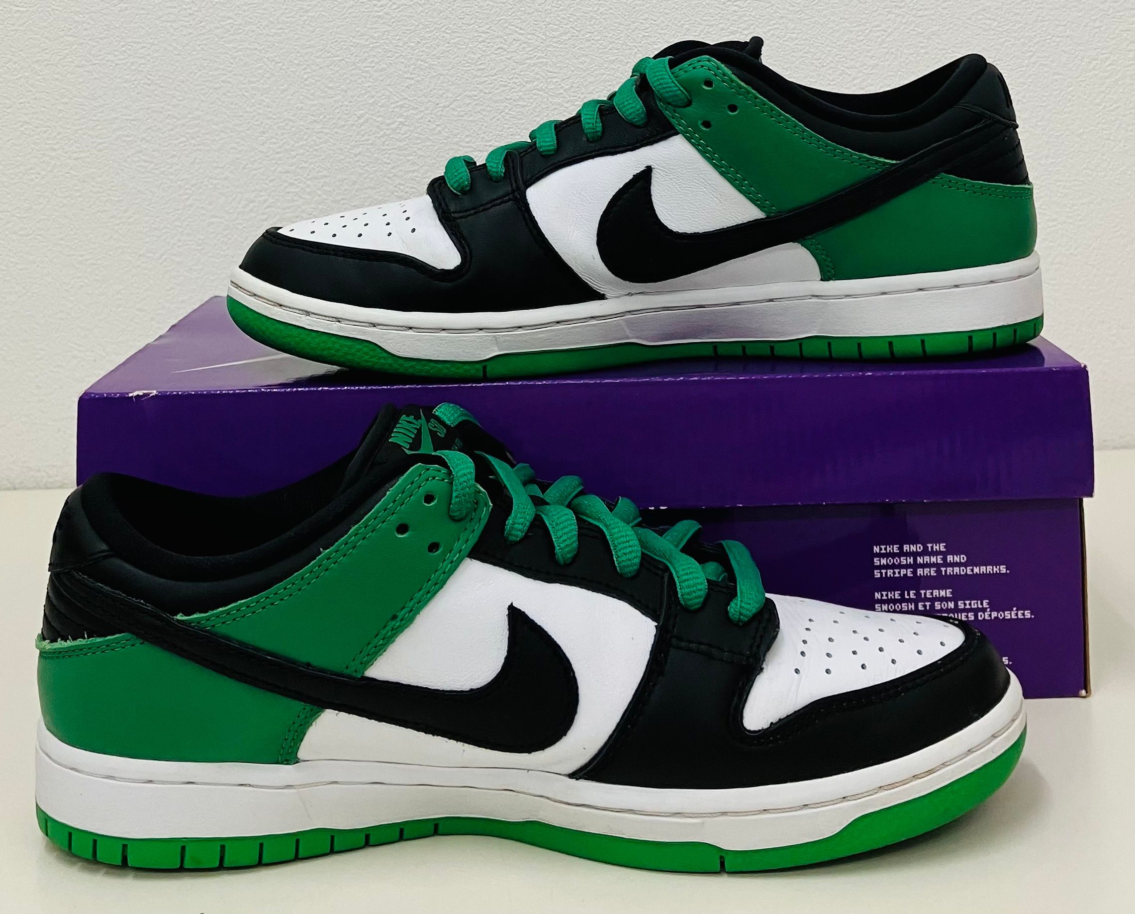 Nike SB Dunk Low Pro "Black and Classic Green"
