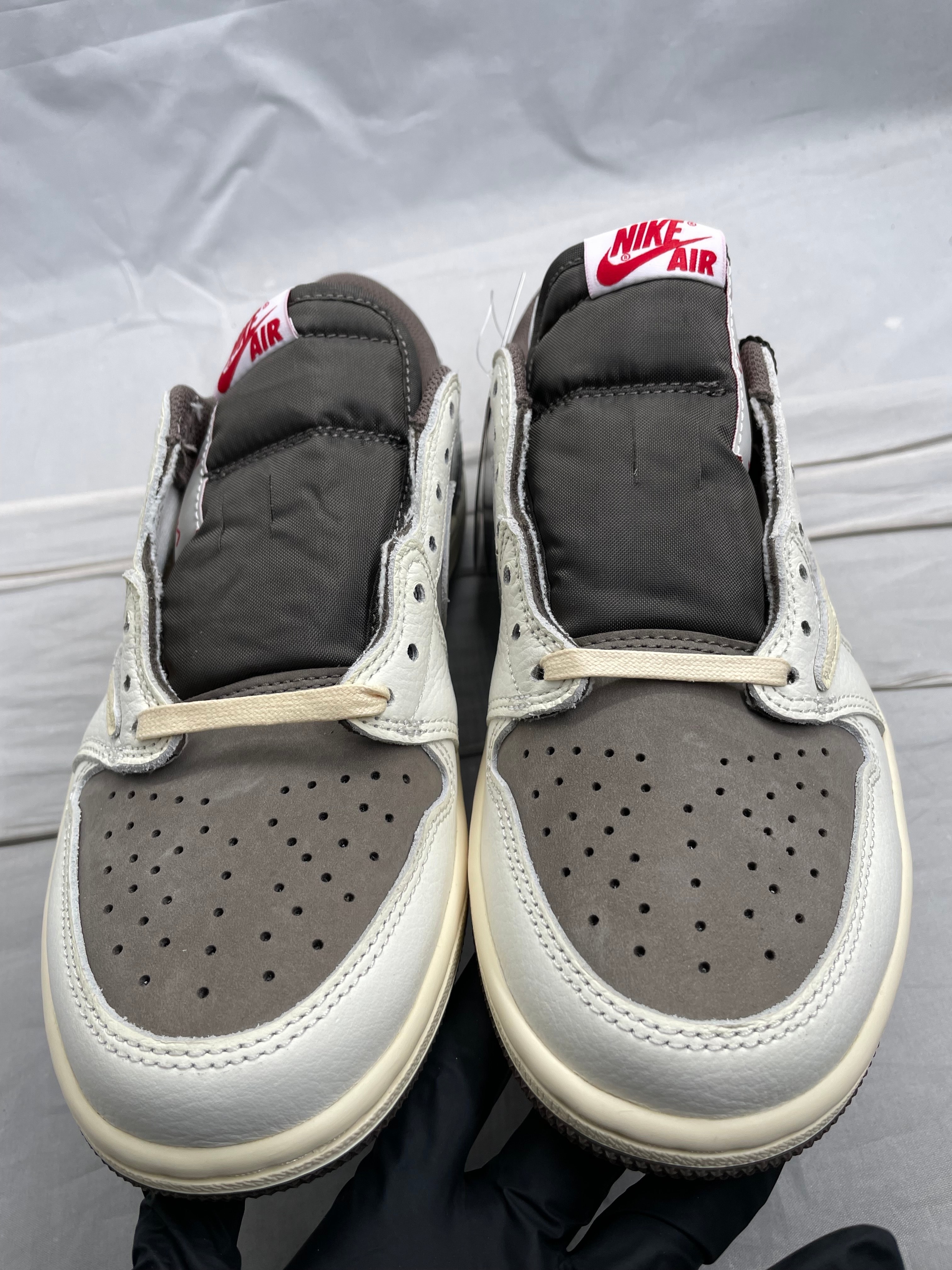 Travis Scott × Nike Air Jordan 1 Low OG SP "Reverse Mocha/Sail and Ridgerock"