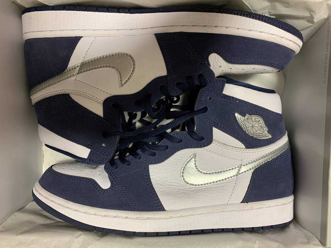 Nike Air Jordan 1 High OG CO.JP "White/Midnight Navy" (2020)(ブリーフケースなし)