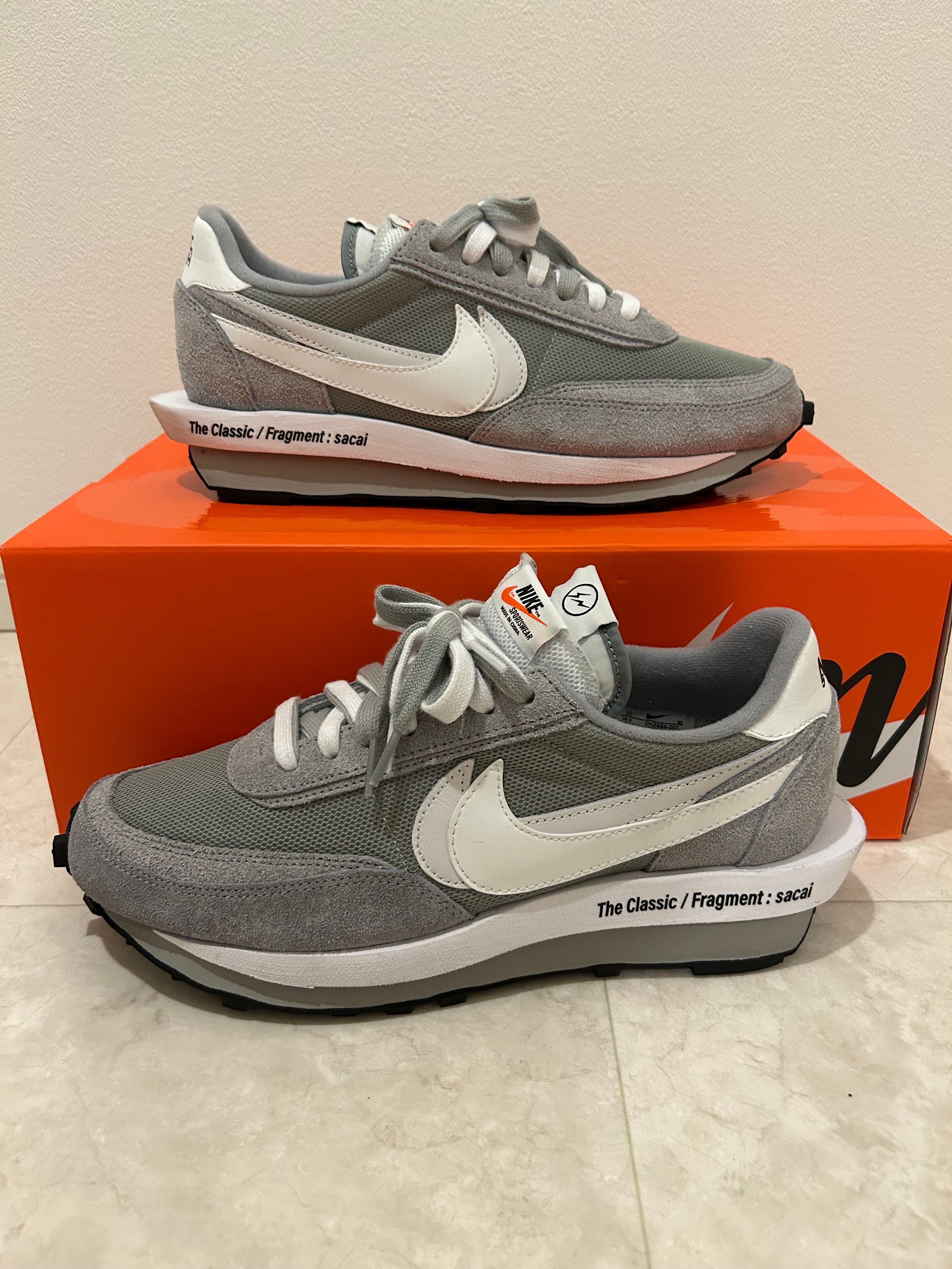 Fragment × sacai × Nike LD Waffle "Light Smoke Grey"