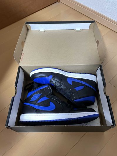 NIKE AIR JORDAN 1 MID "BLACK/BLUE"