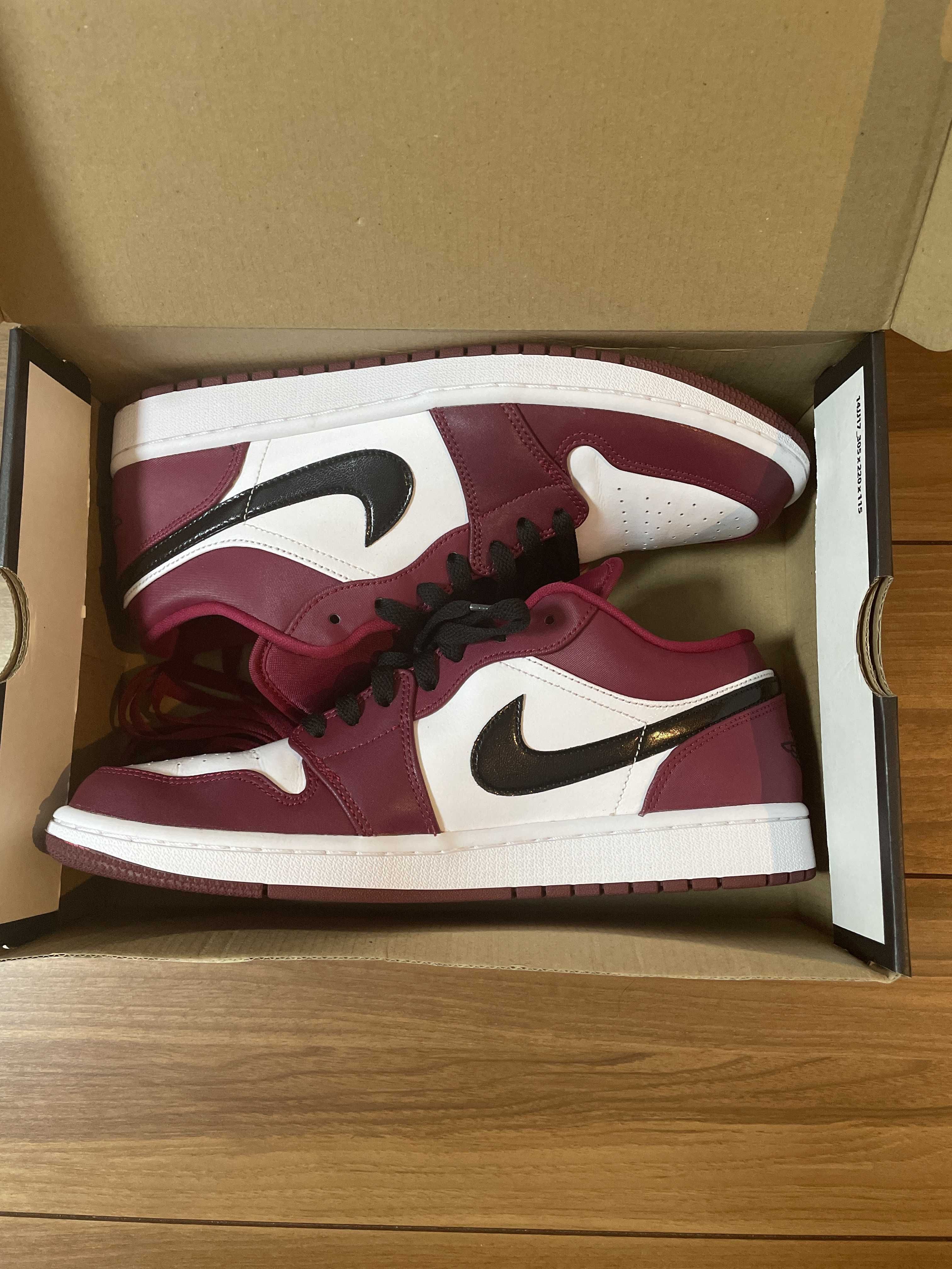 NIKE AIR JORDAN 1 LOW "NOBLE RED"