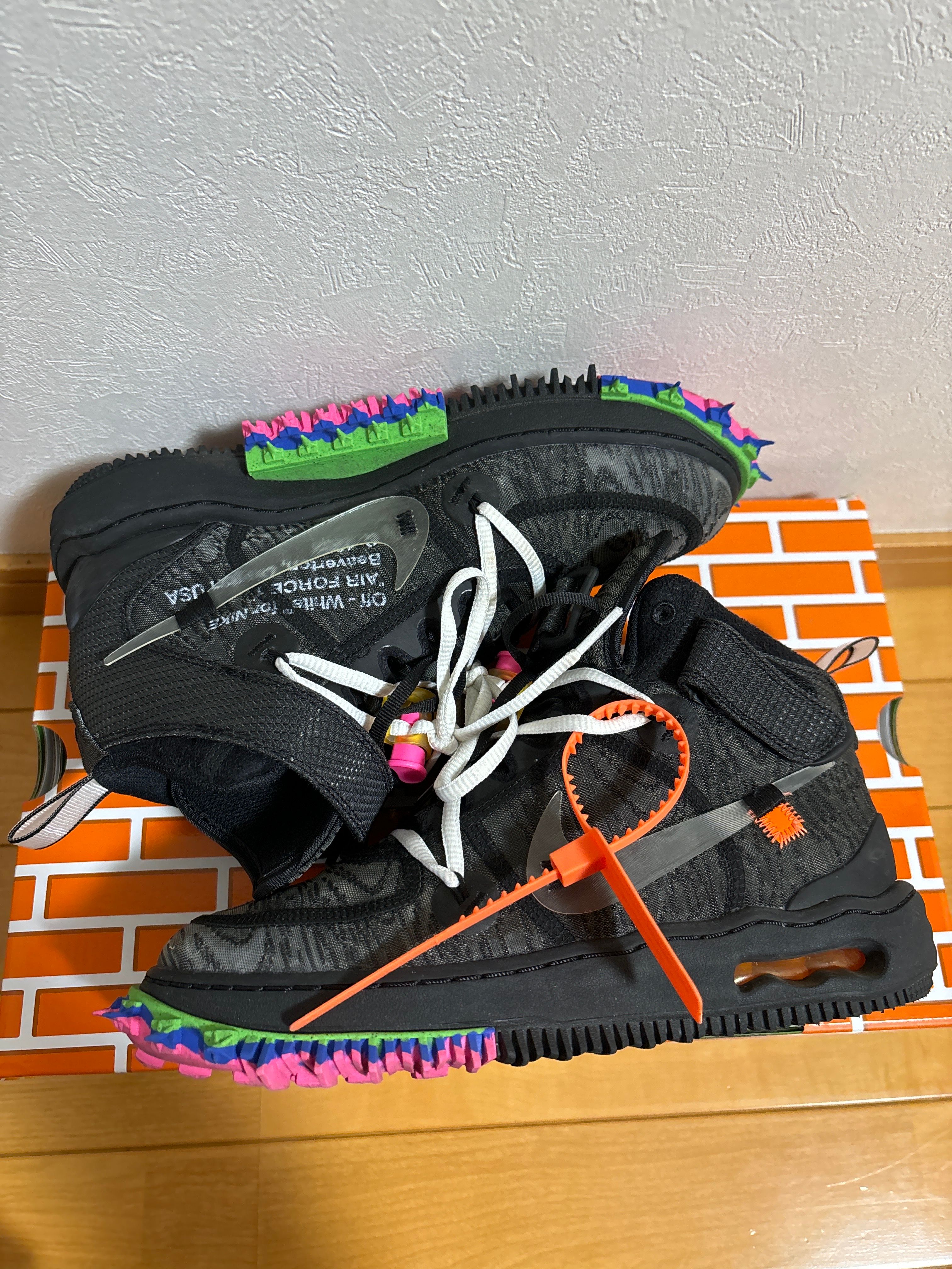 Off-White × Nike Air Force 1 Mid "Black"