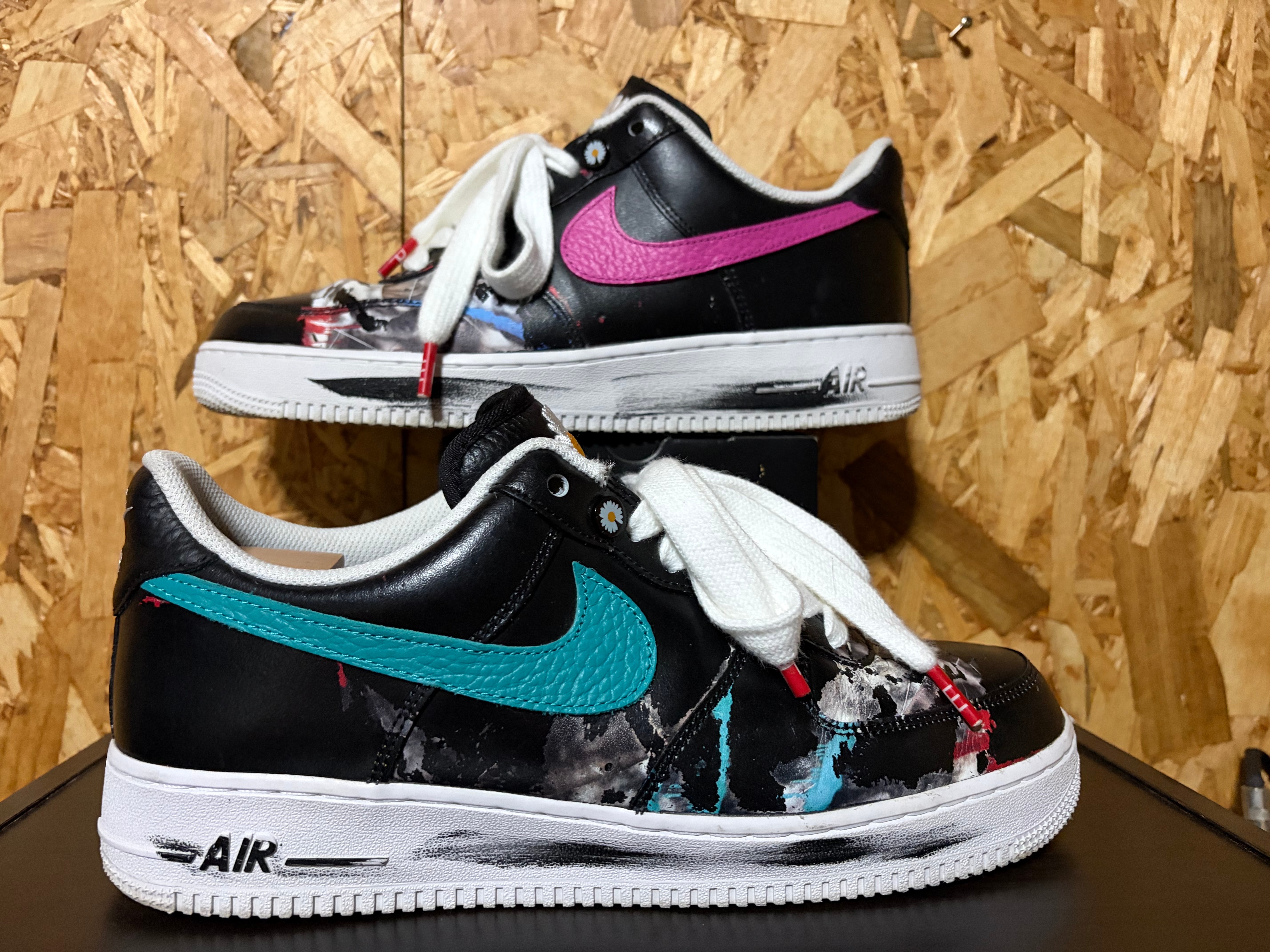 PEACEMINUSONE × Nike Air Force 1 Low '07 Para-Noise 3.0 "Black and Multi-Color" / G-DRAGON