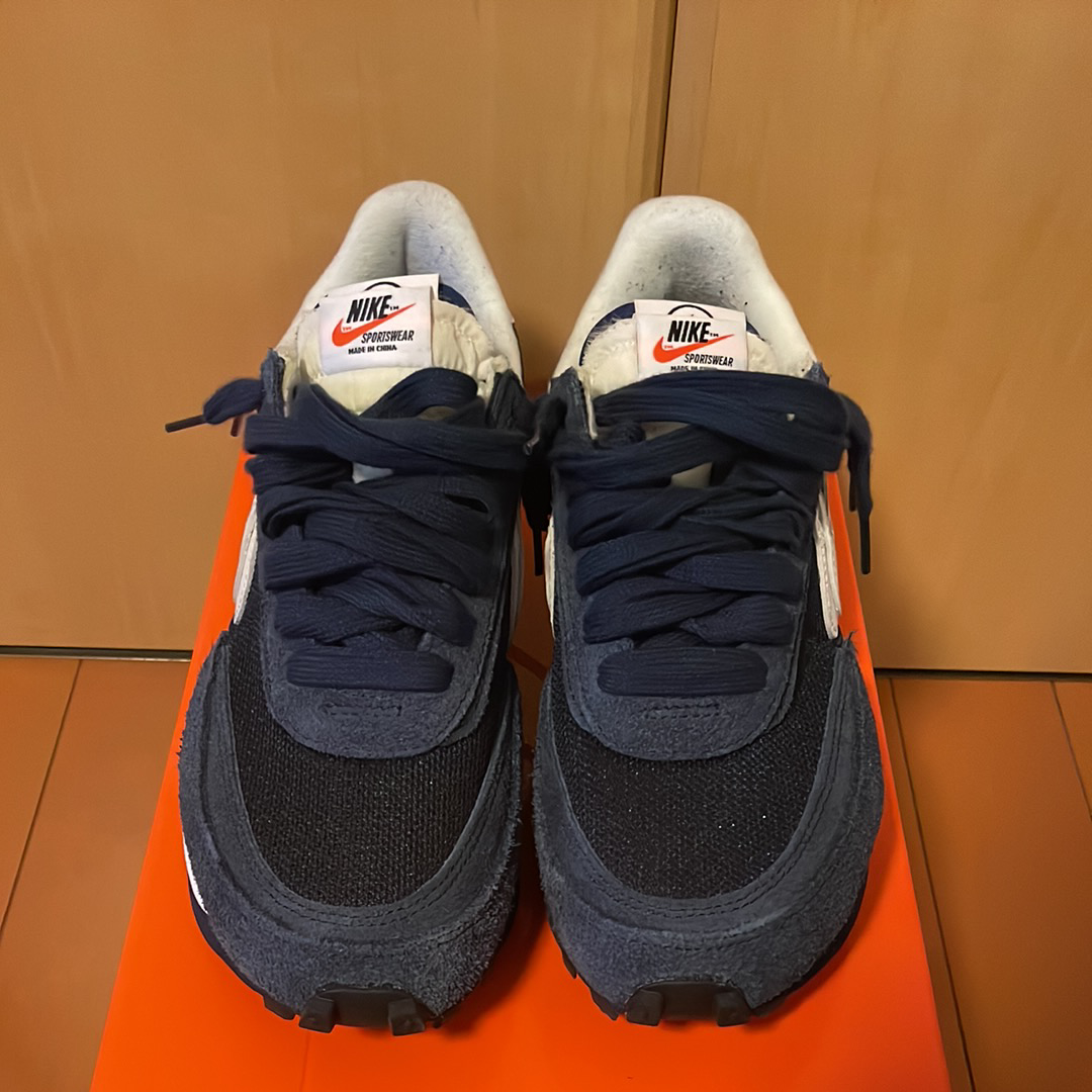 Fragment × sacai × Nike LD Waffle "Blackended Blue"