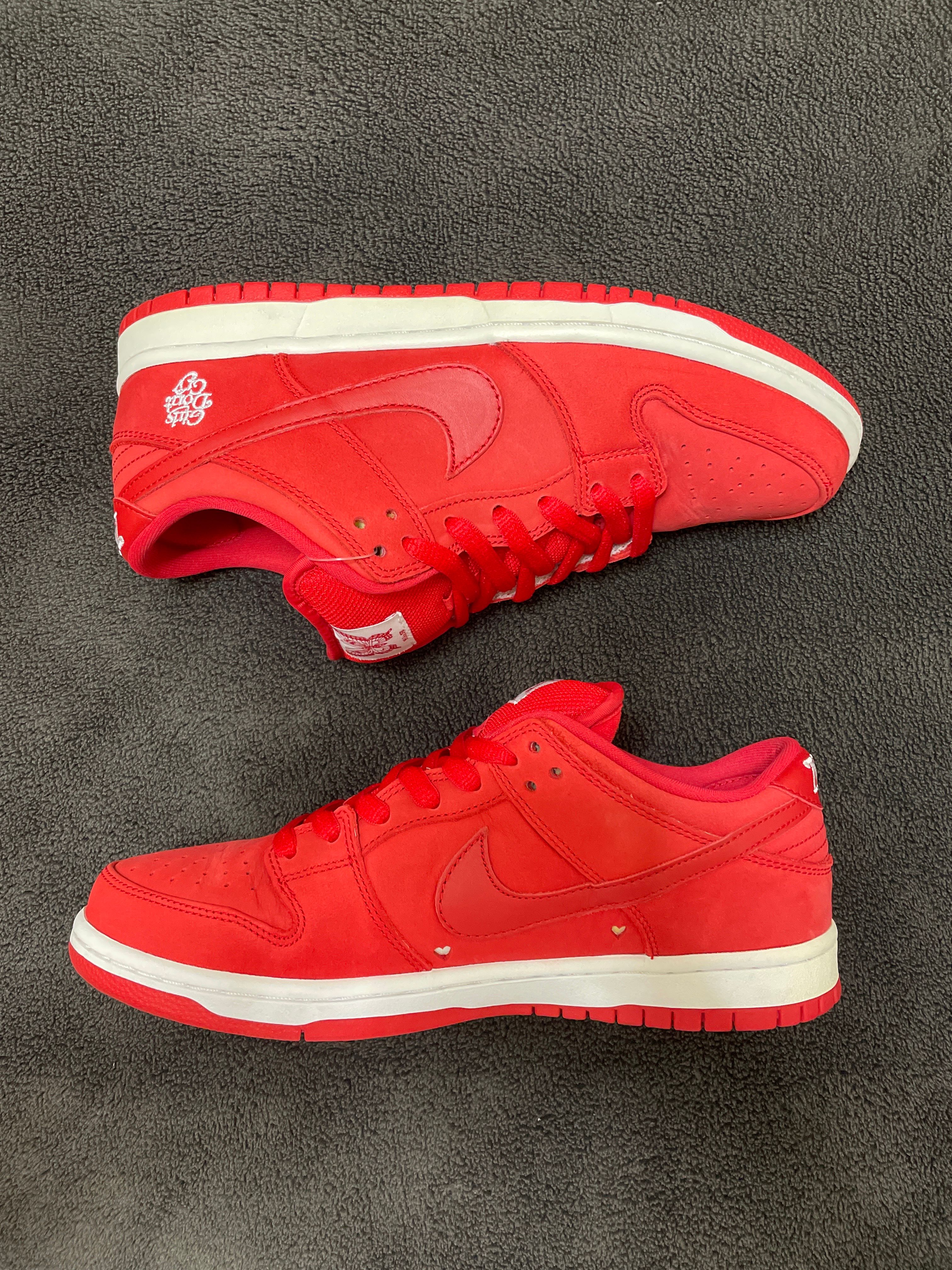 Girls Don't Cry × Nike SB Dunk Low Pro QS "Red" / VERDY
