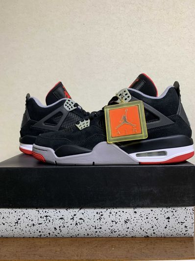 Nike Air Jordan 4 Retro "Black/Cement Grey/Fire Red" (2012)