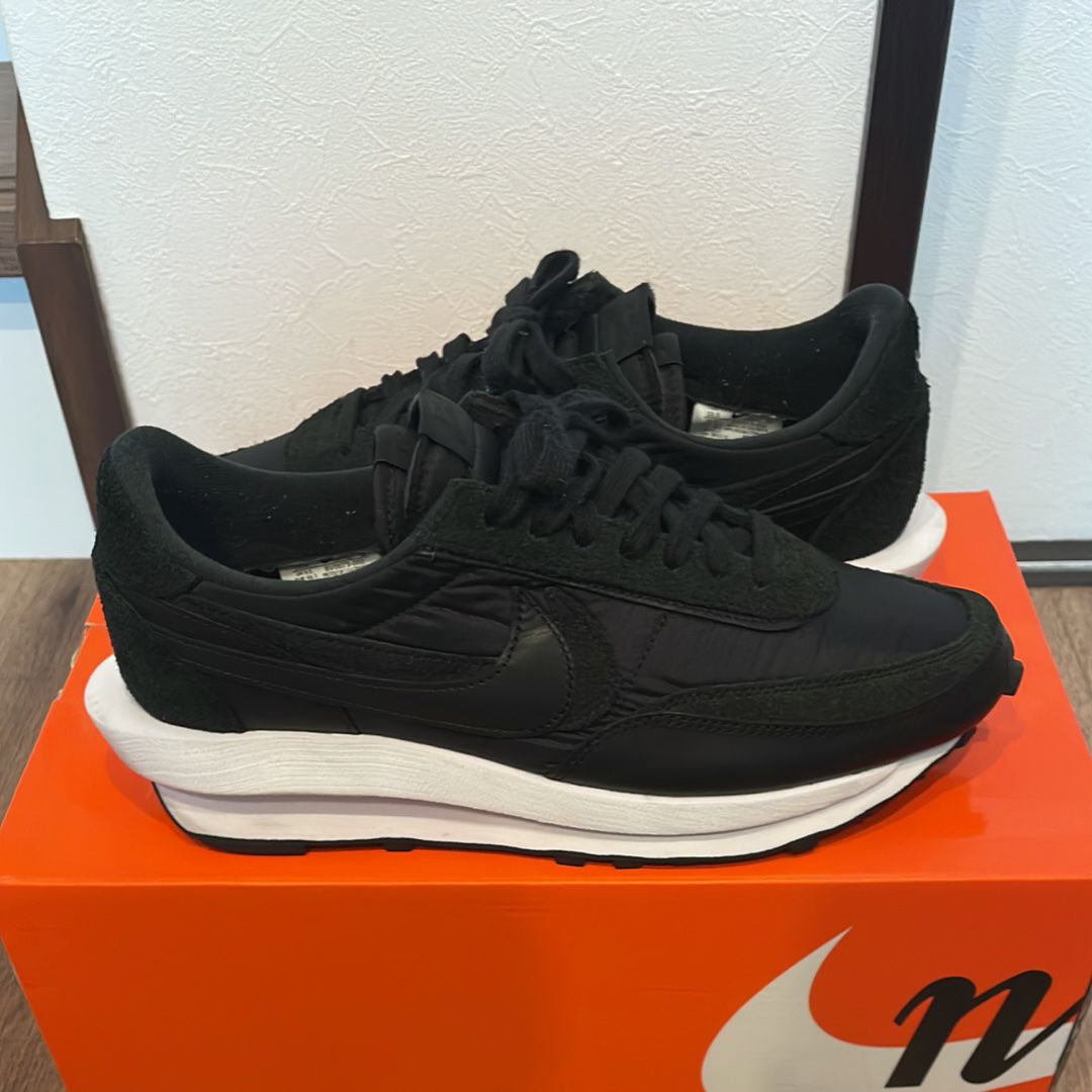 sacai × Nike LDV Waffle "Triple Black"