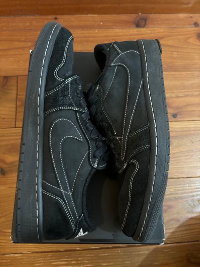 Travis Scott × Nike Air Jordan 1 Low OG SP "Black Phantom"