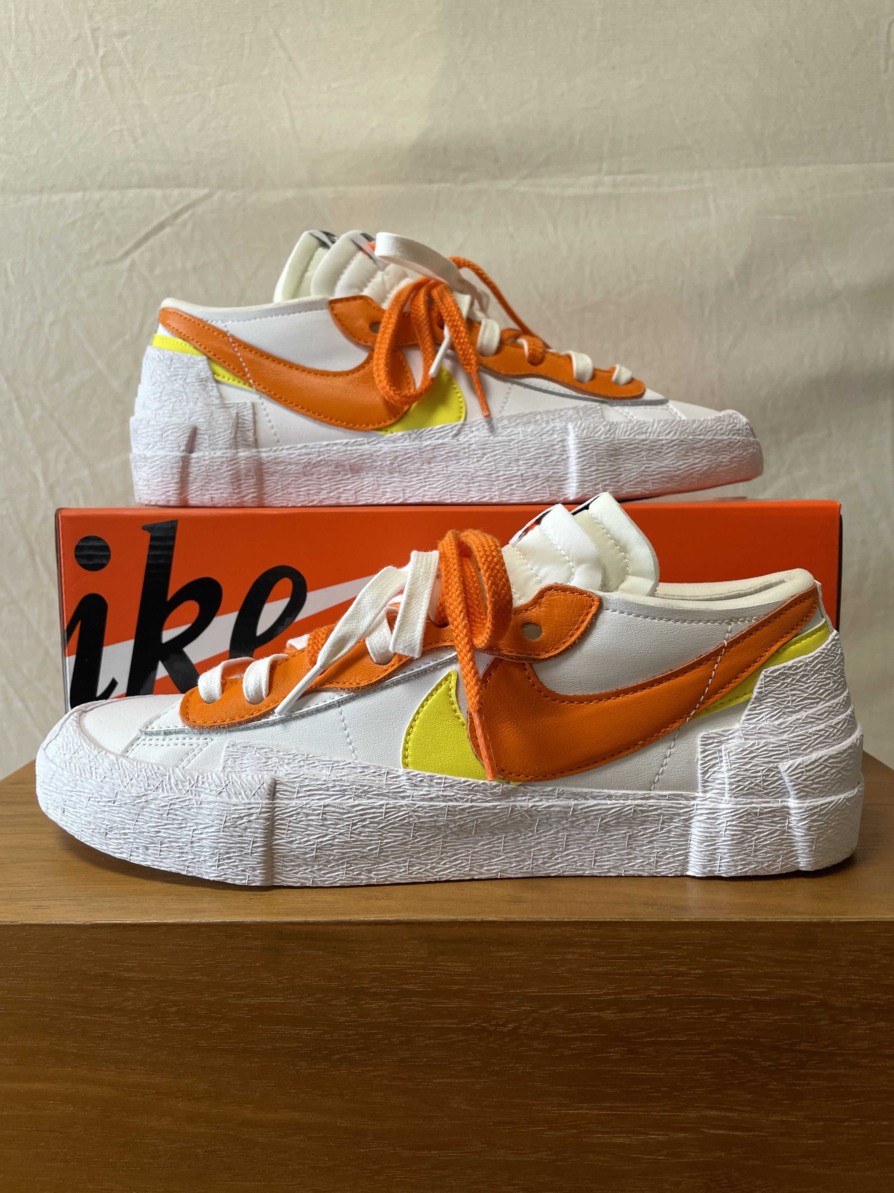 SACAI × NIKE BLAZER LOW "MAGMA ORANGE"