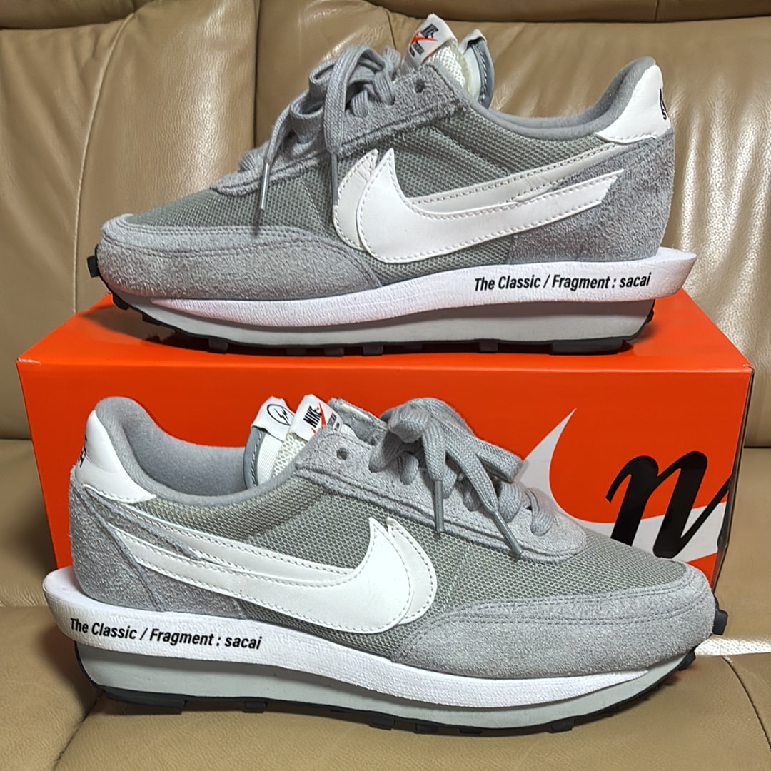 Fragment × sacai × Nike LD Waffle "Light Smoke Grey"