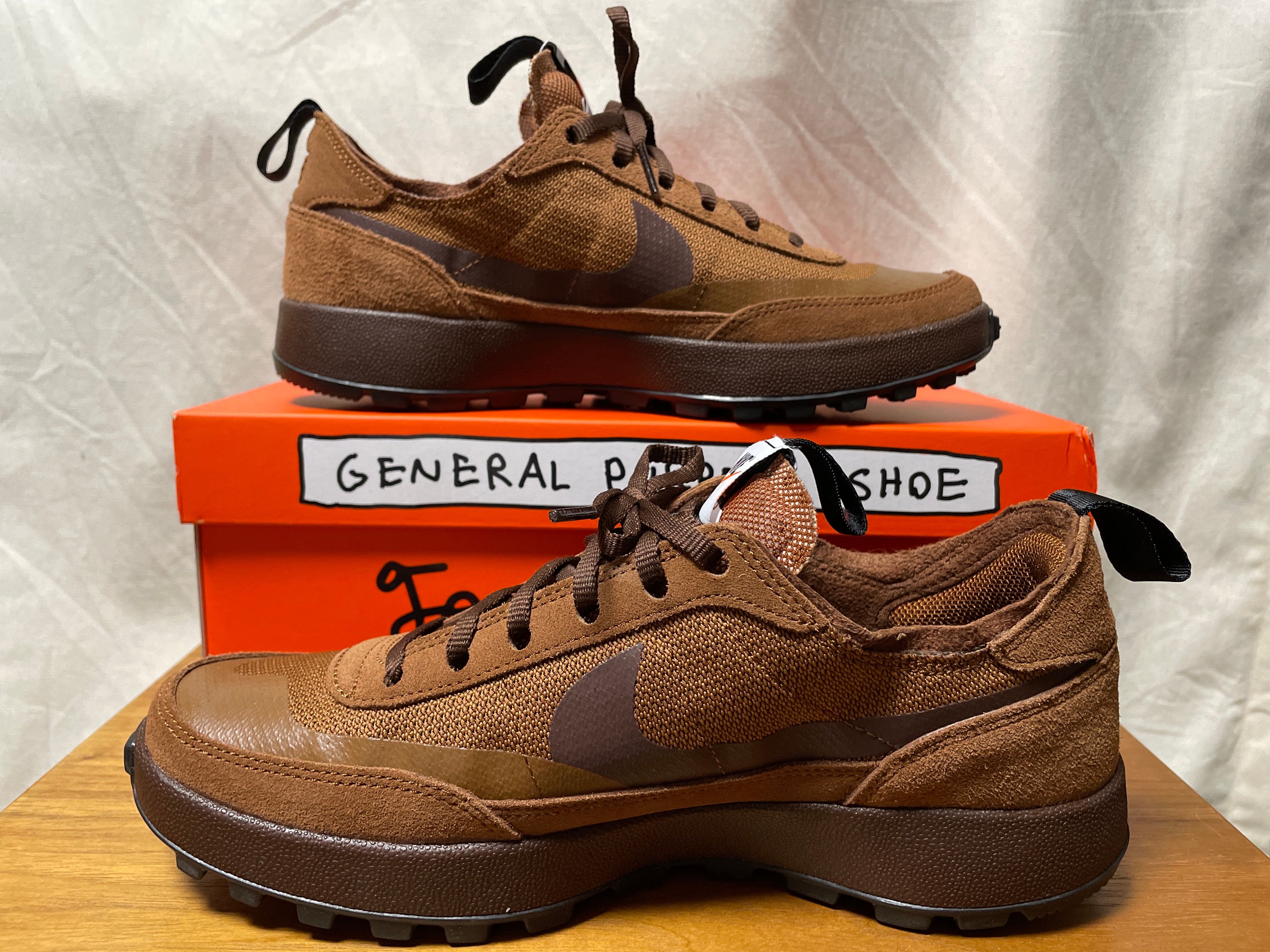 Tom Sachs × NikeCraft Women's General Purpose Shoe "Brown"