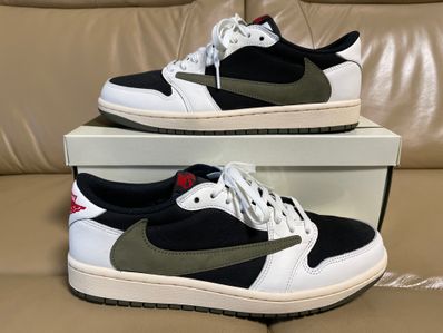 Travis Scott × Nike Women's Air Jordan 1 Low OG "Medium Olive"