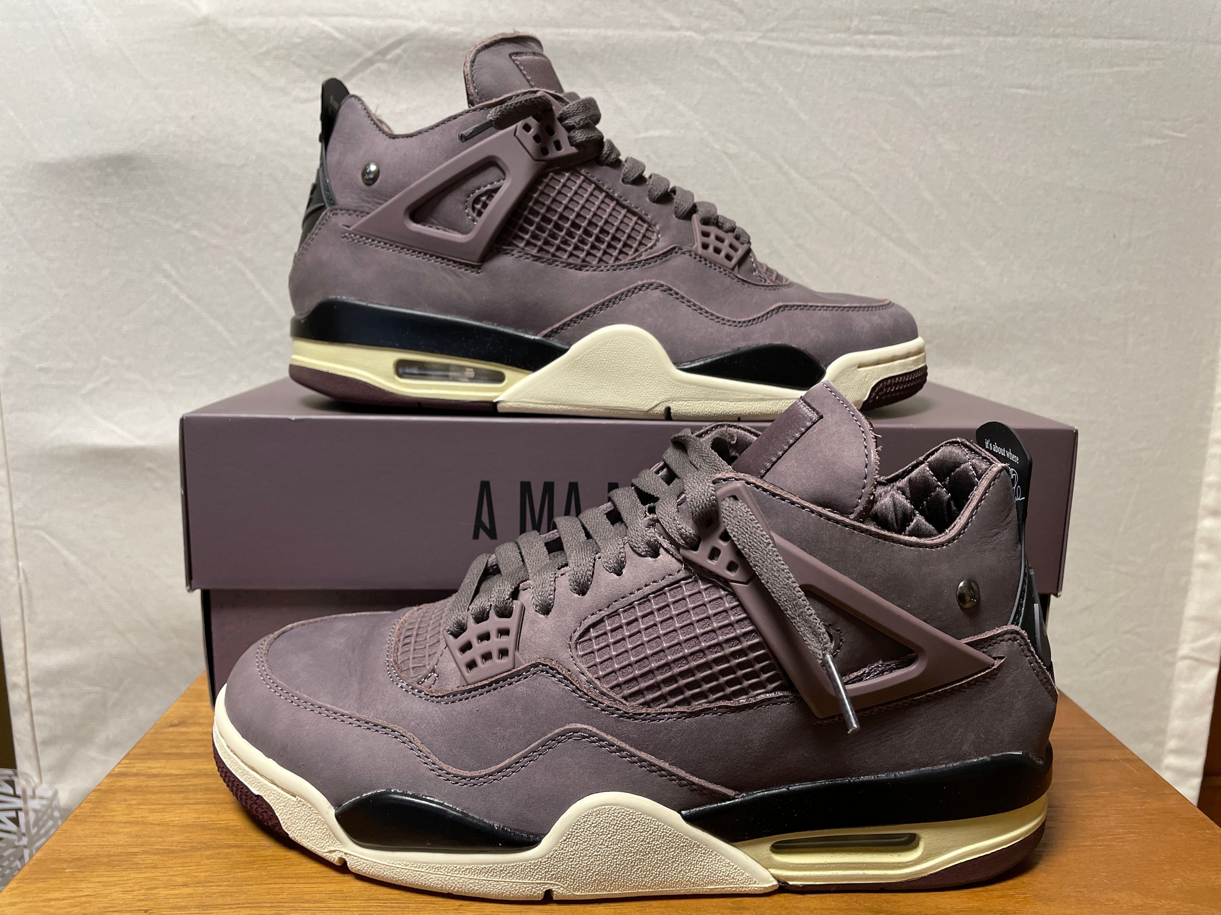 A Ma Maniere × Nike Air Jordan 4 "Violet Ore"