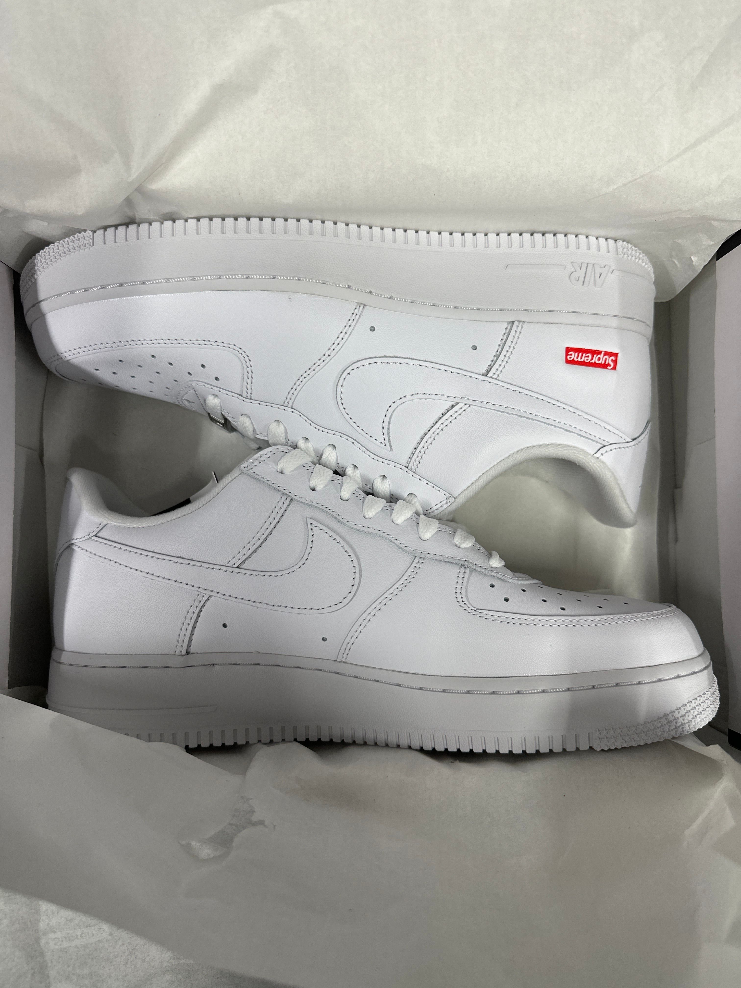 Supreme × Nike Air Force 1 Low "White"