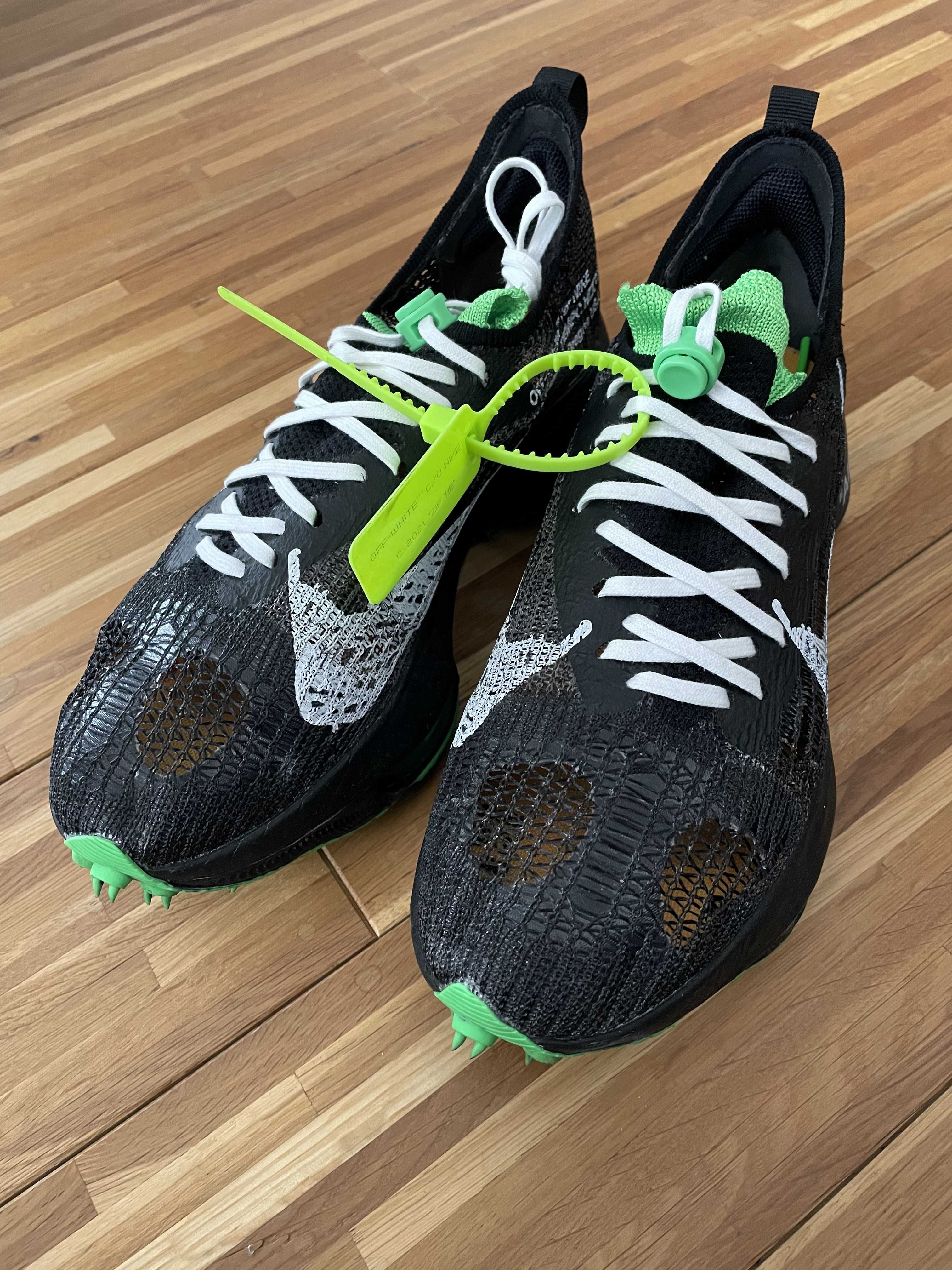 Off-White × Nike Air Zoom Tempo Next% Flyknit "Black"