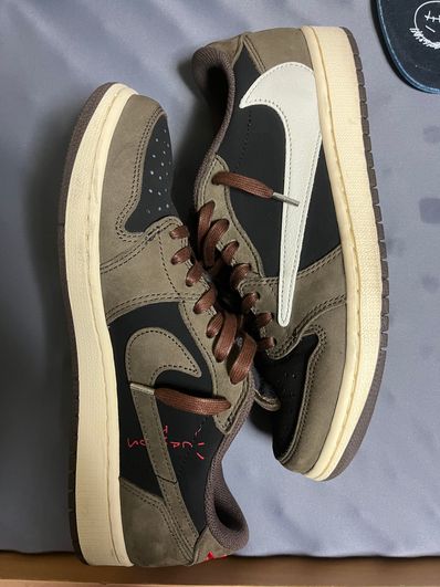 Travis Scott × Nike Air Jordan 1 Low OG SP-T "Black/Dark Mocha"