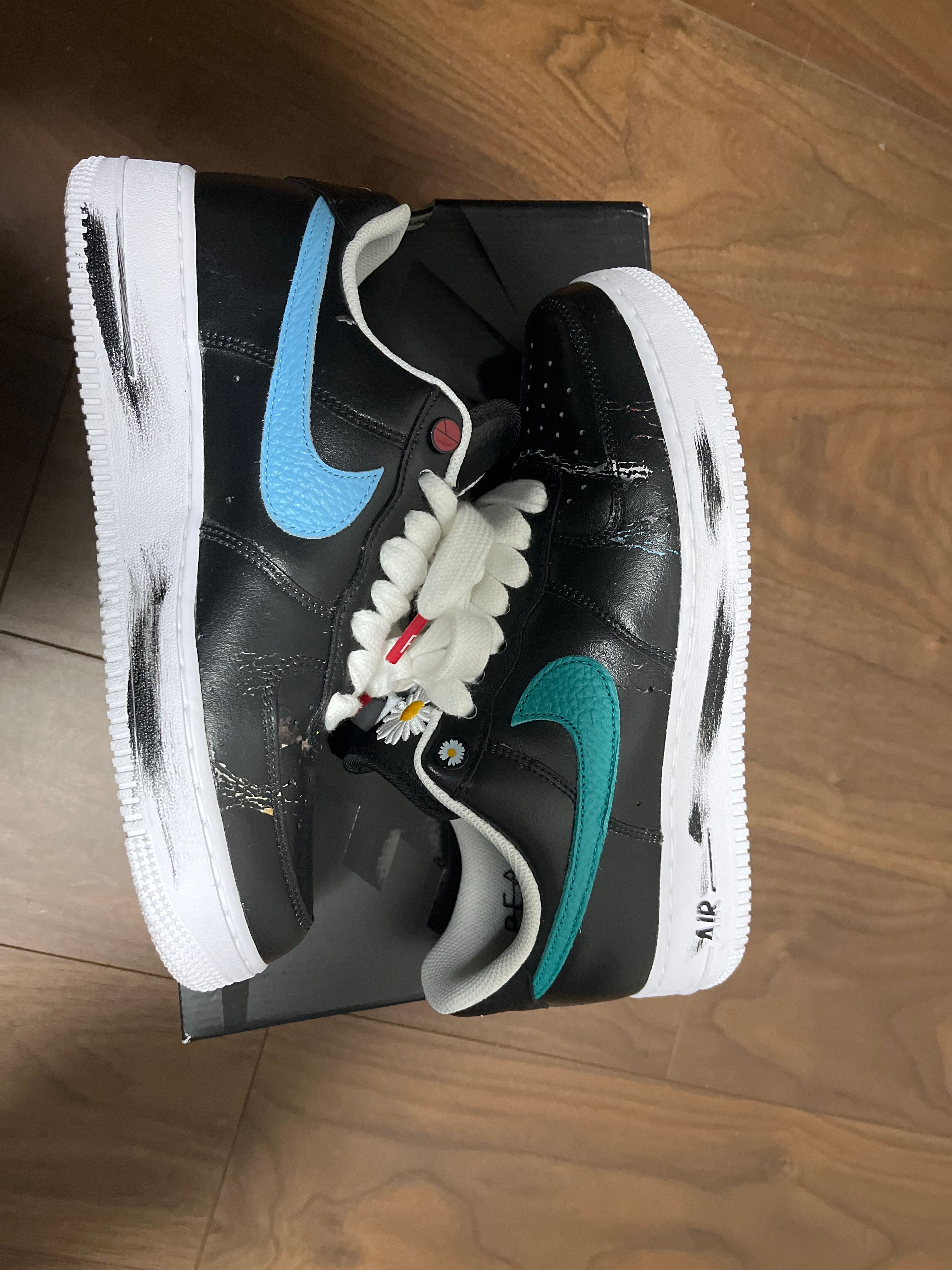 PEACEMINUSONE × Nike Air Force 1 Low '07 Para-Noise 3.0 "Black and Multi-Color" / G-DRAGON