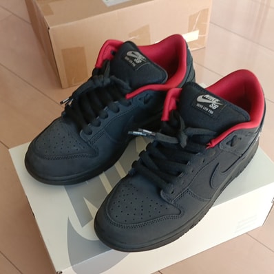 Supreme × Nike SB Dunk Low "Black" (25FW Week2)