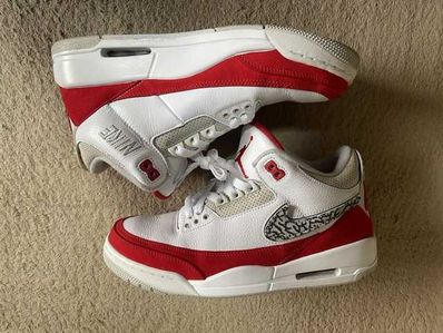 Nike Air Jordan 3 Retro "Tinker White/University Red"
