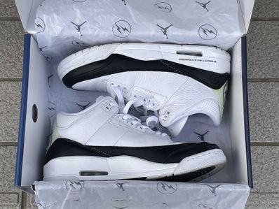 Fragment × Nike Air Jordan 3 "White/Black"