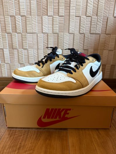 Nike Air Jordan 1 Low OG "Rookie of the Year/Sail and Golden Harvest"