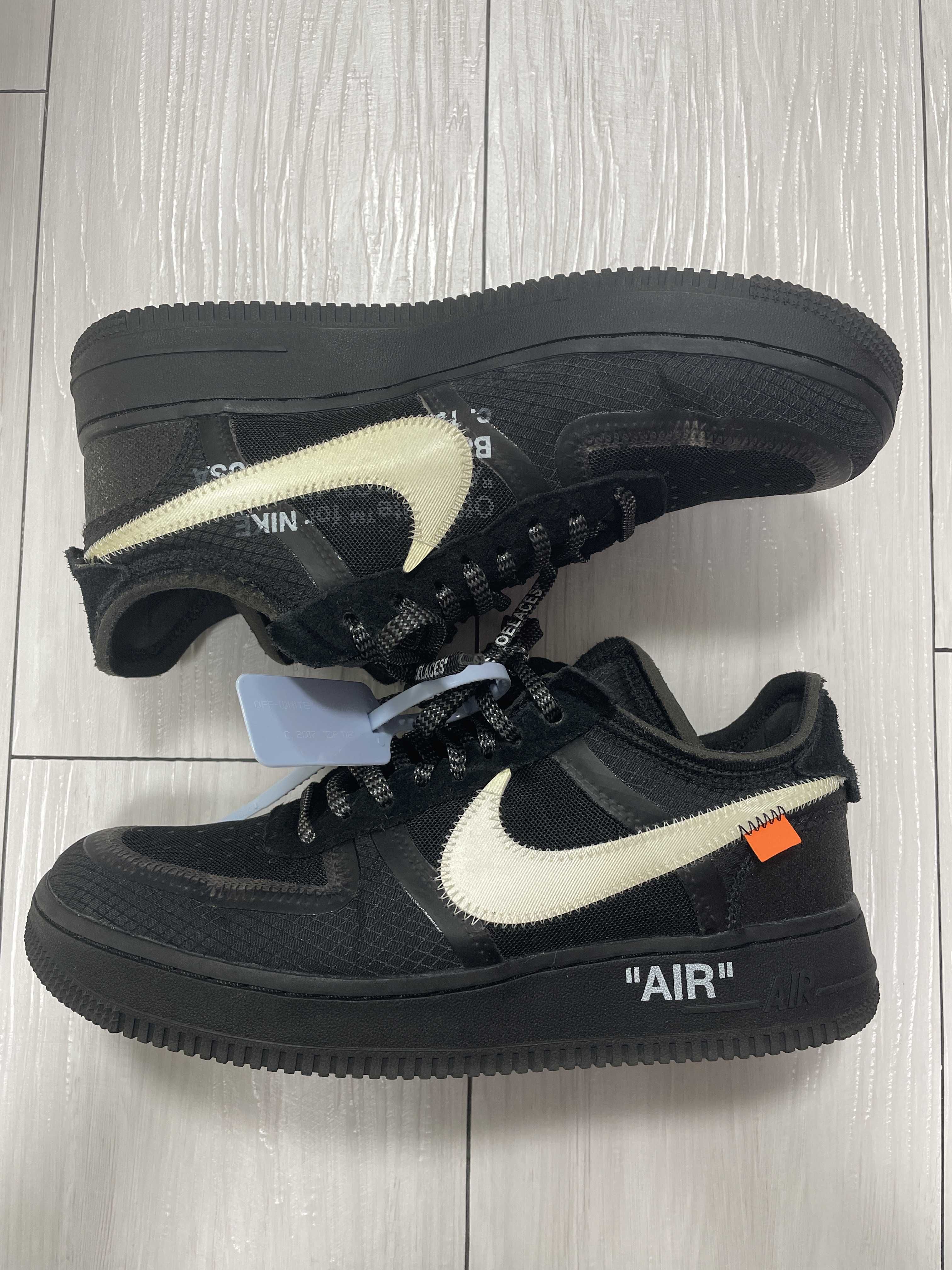 Off-White × Nike Air Force 1 Low "Black"