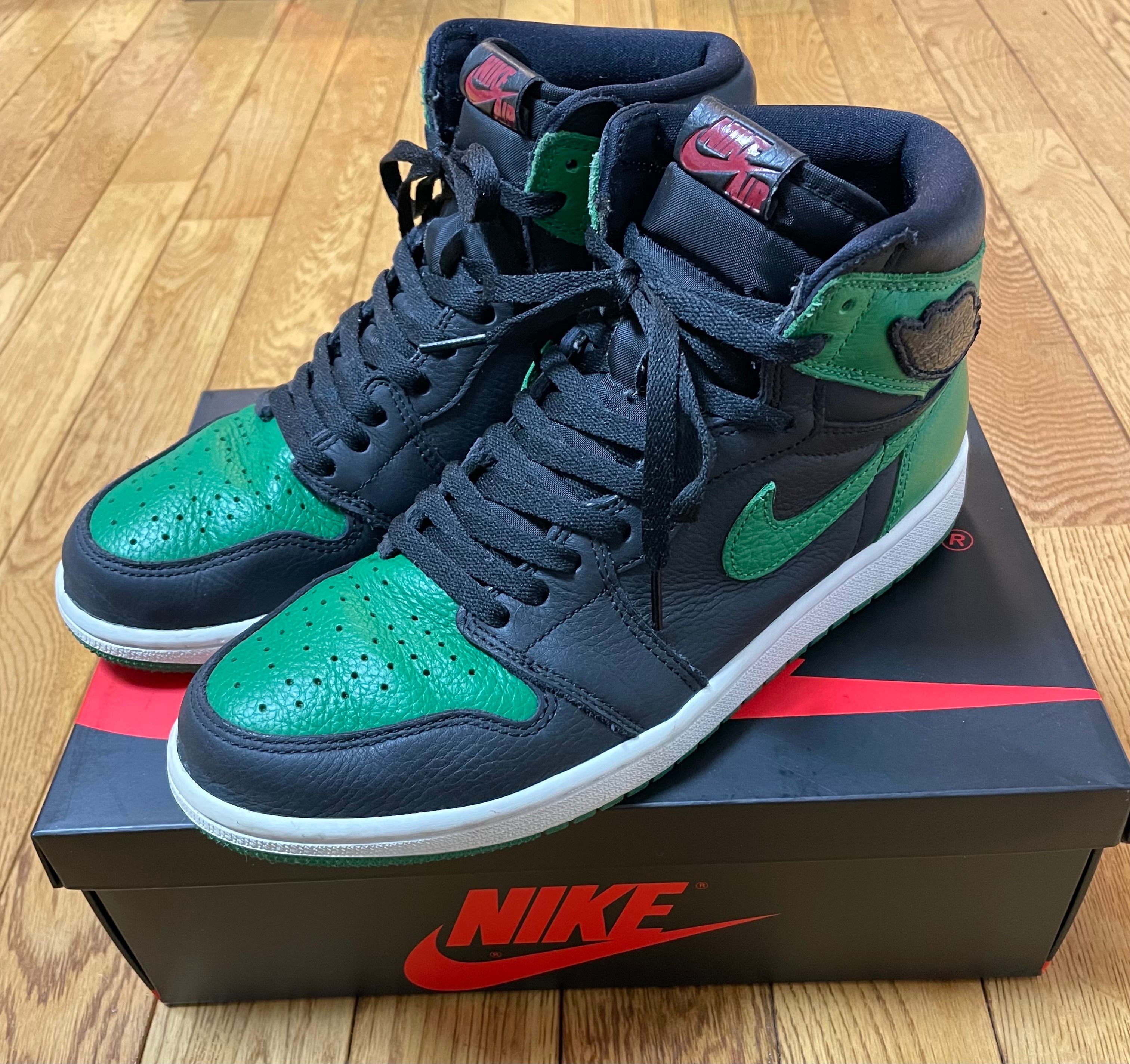 Nike Air Jordan 1 Retro High OG "Black/Pine Green" (2020)