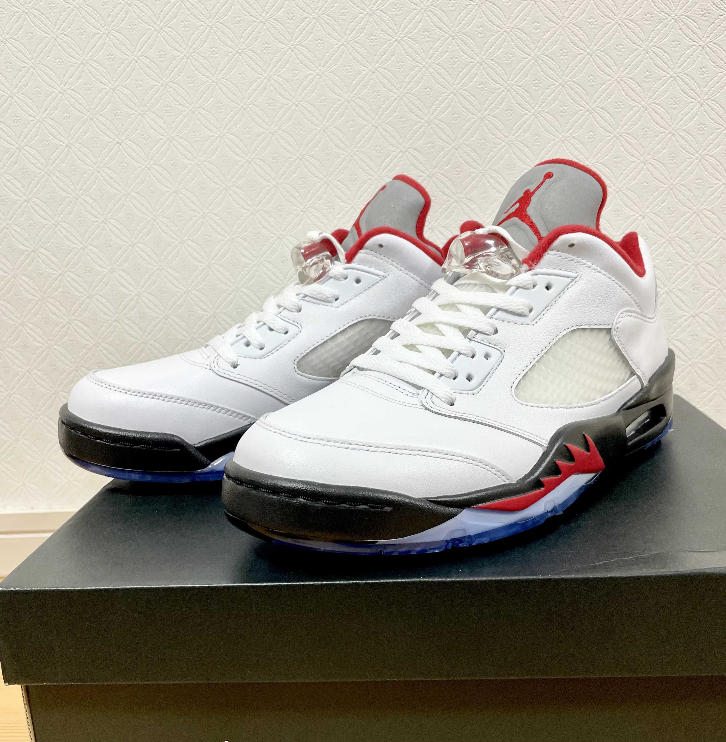 Nike Air Jordan 5 Retro Low Golf "Fire Red/Silver Tongue"