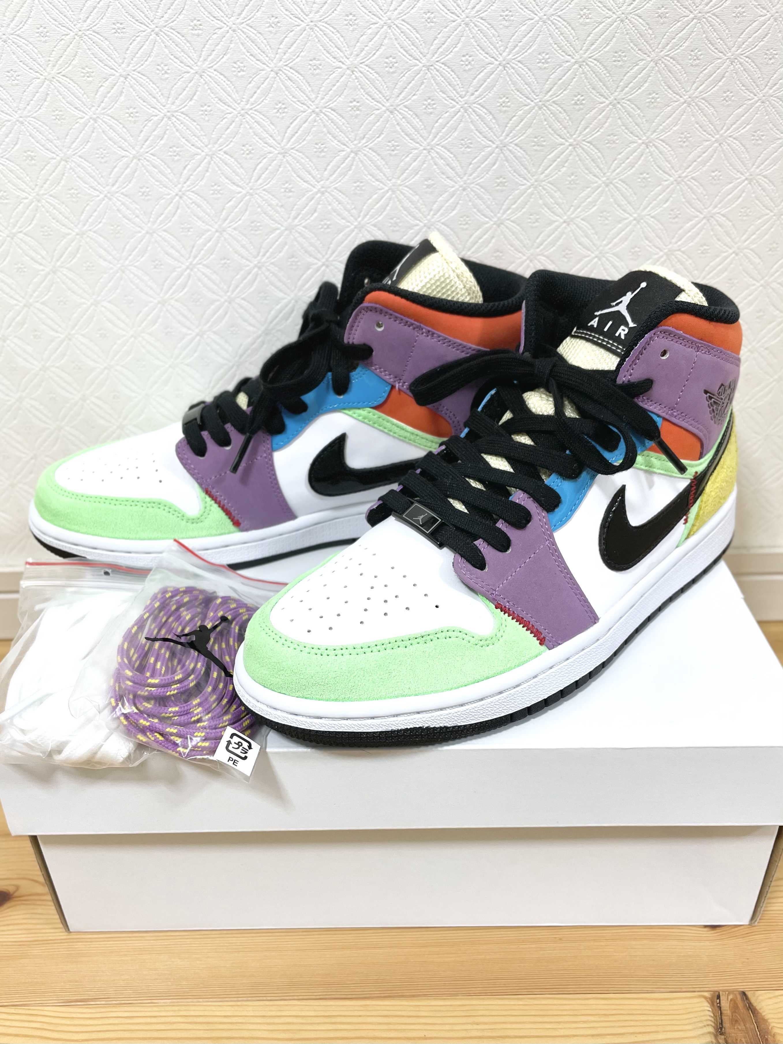Nike Women's Air Jordan 1 Mid "Multi Color"