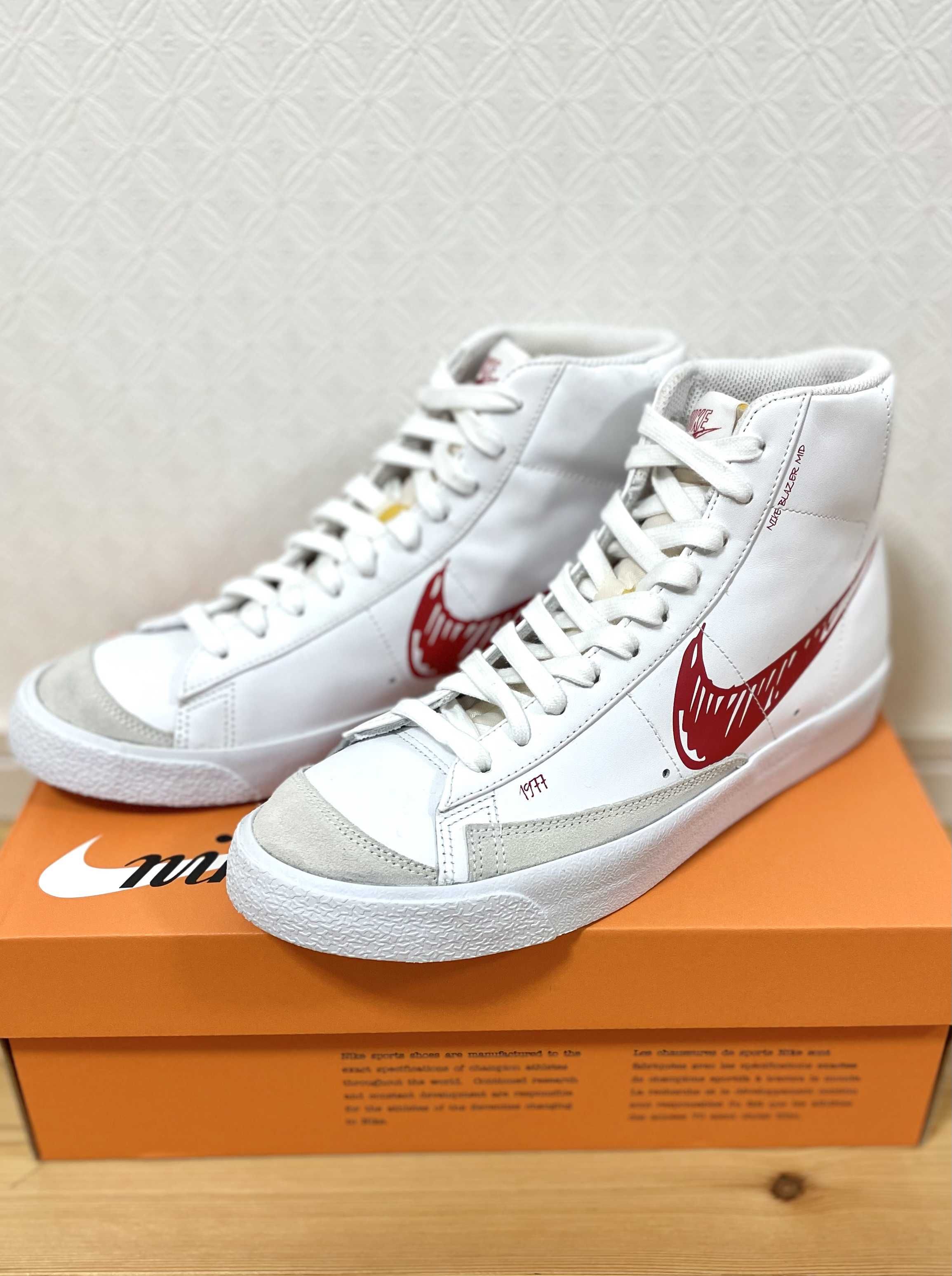 Nike Blazer Mid '77 "Red Sketch"