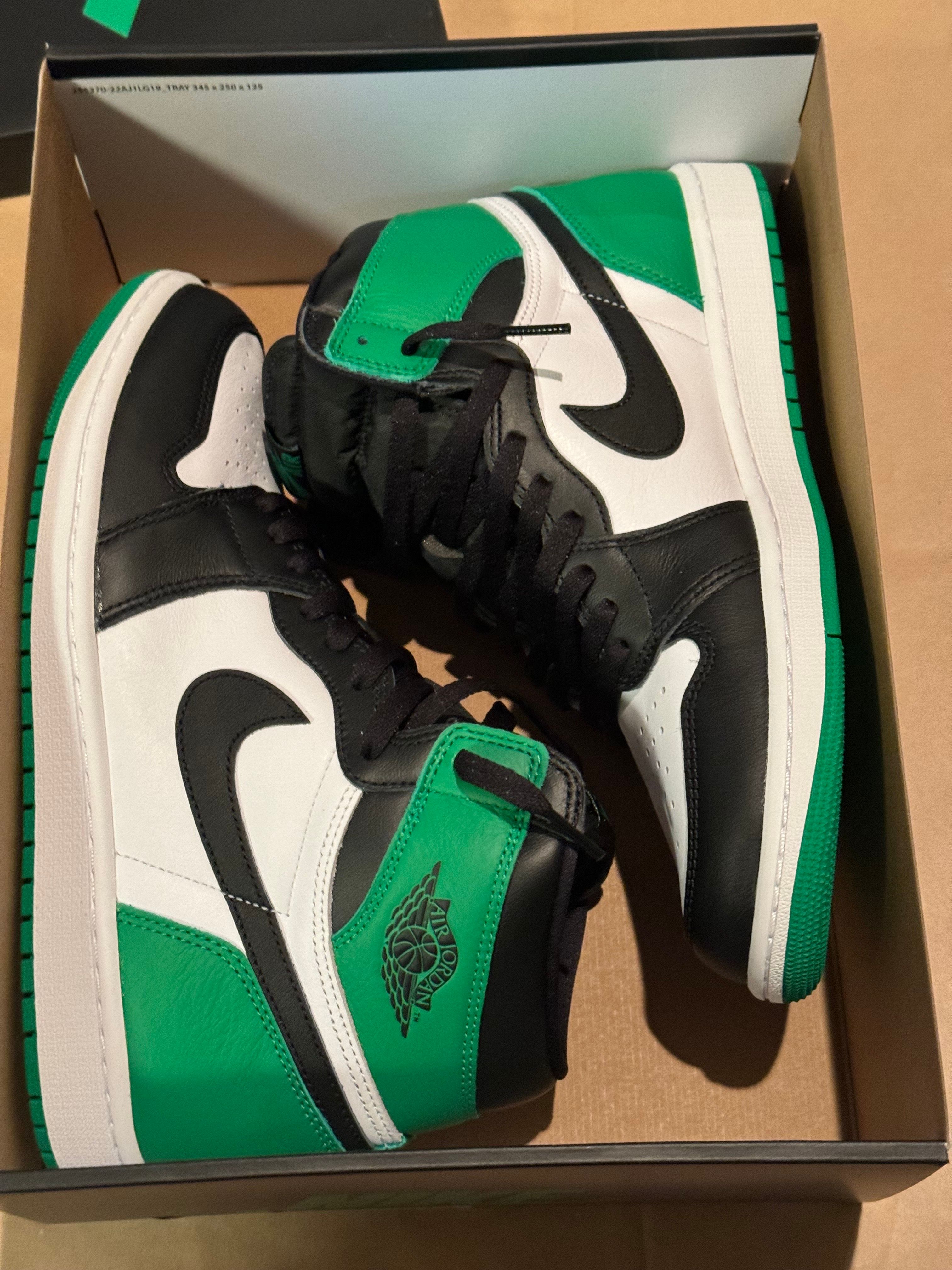 Nike Air Jordan 1 Retro High OG "Celtics/Black and Lucky Green" (2023)