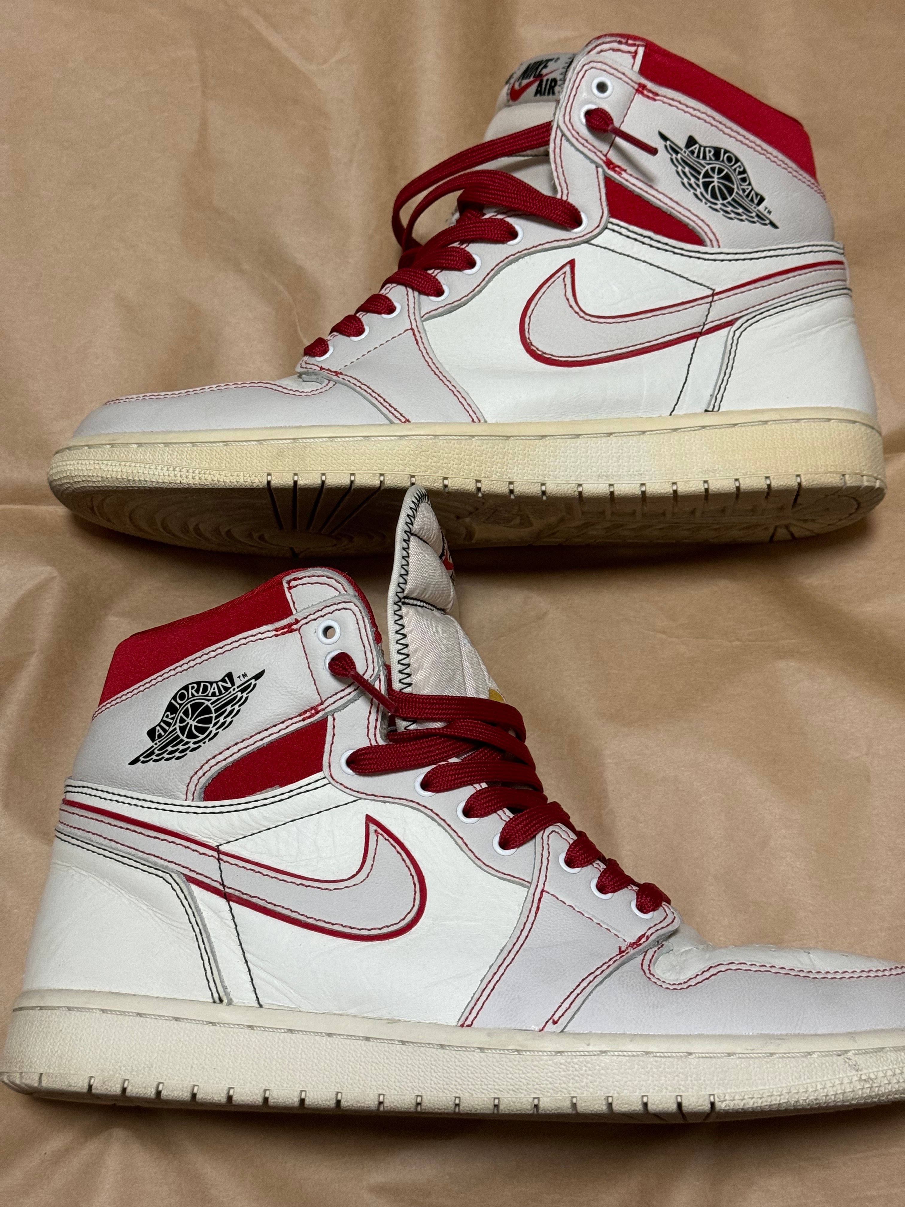 Nike Air Jordan 1 Retro High OG "Sail/University Red"     