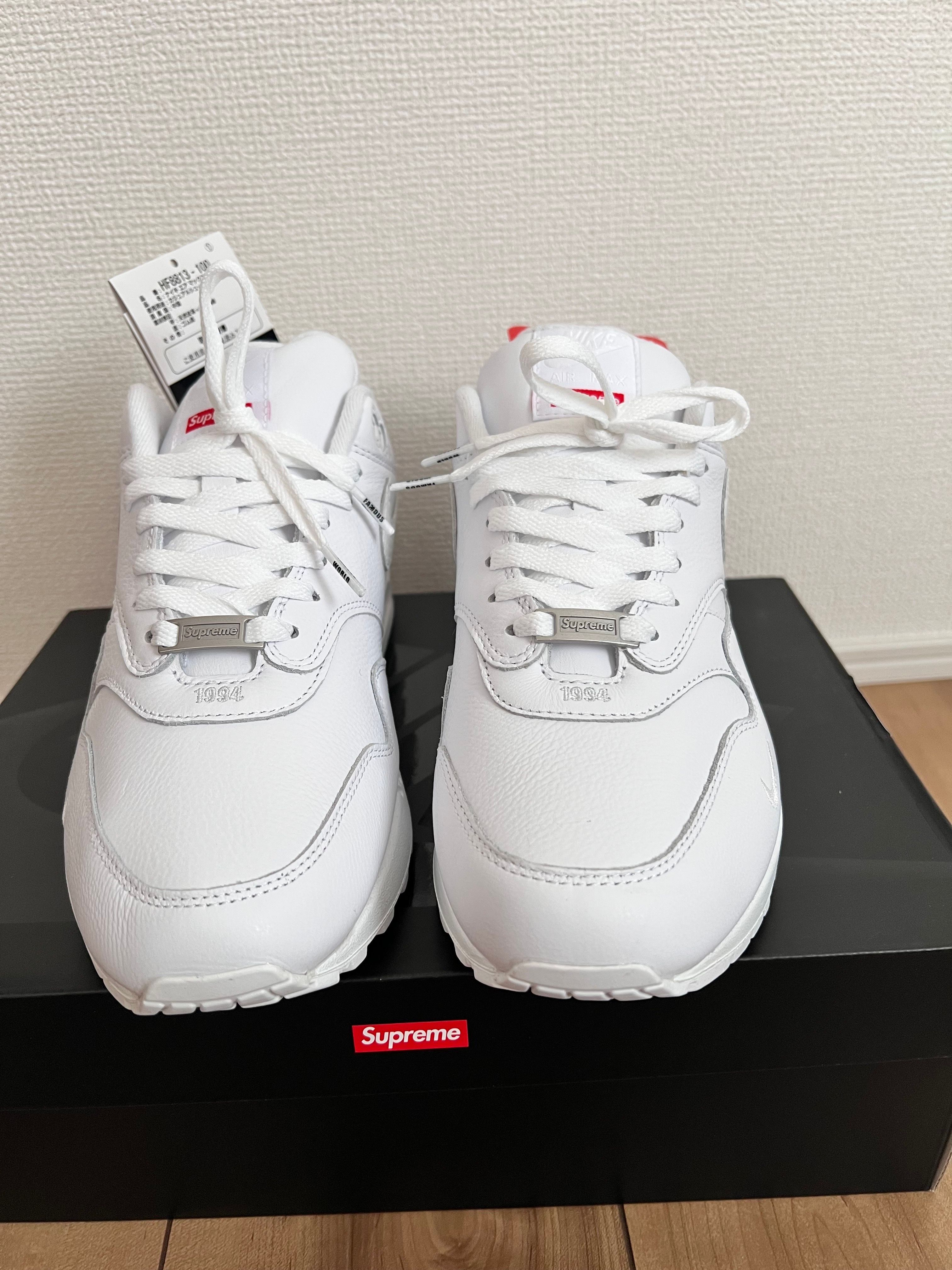 Supreme × Nike Air Max 1 '87 SP "White" (25SS Week4)