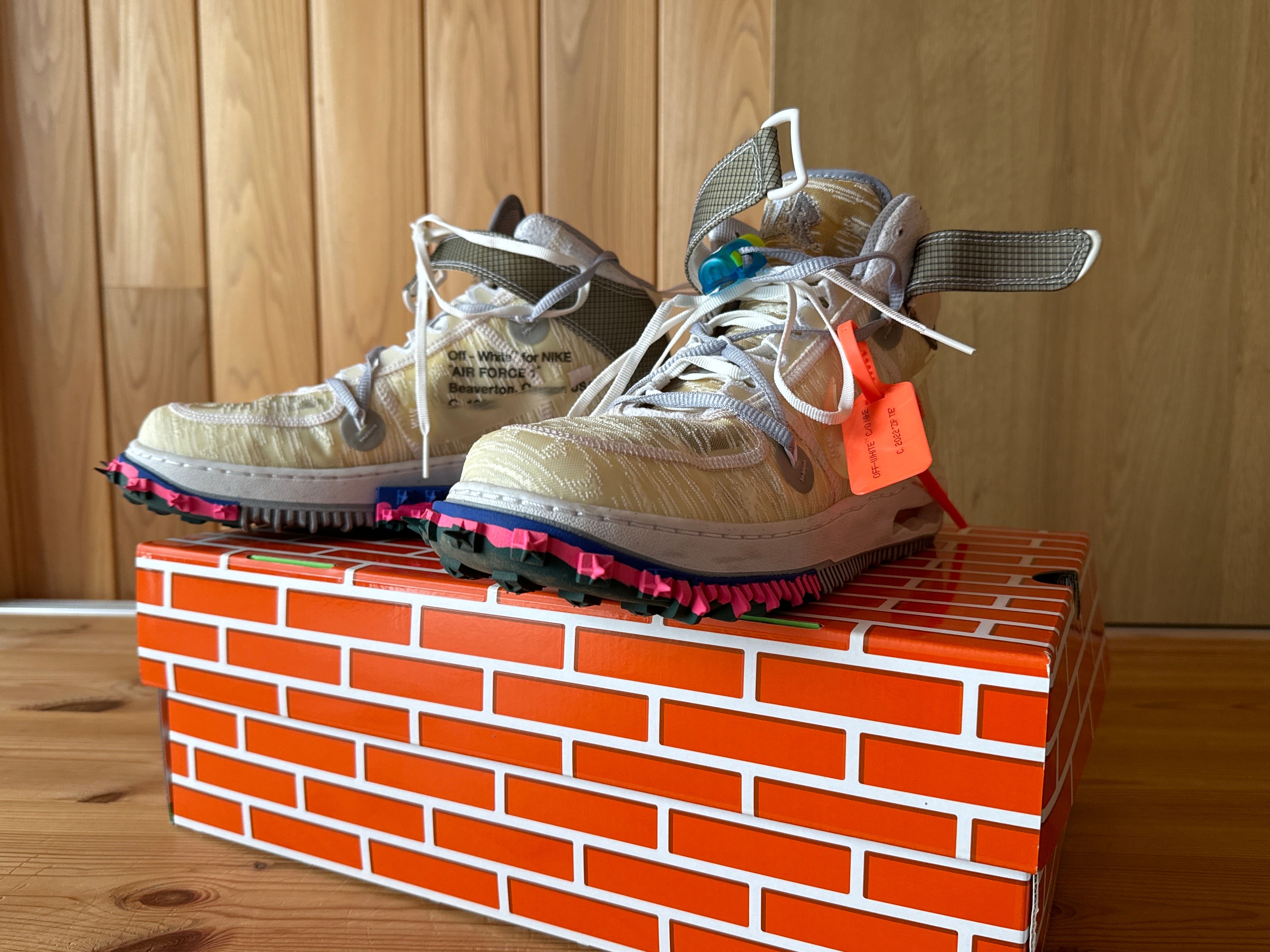 Off-White × Nike Air Force 1 Mid "White"