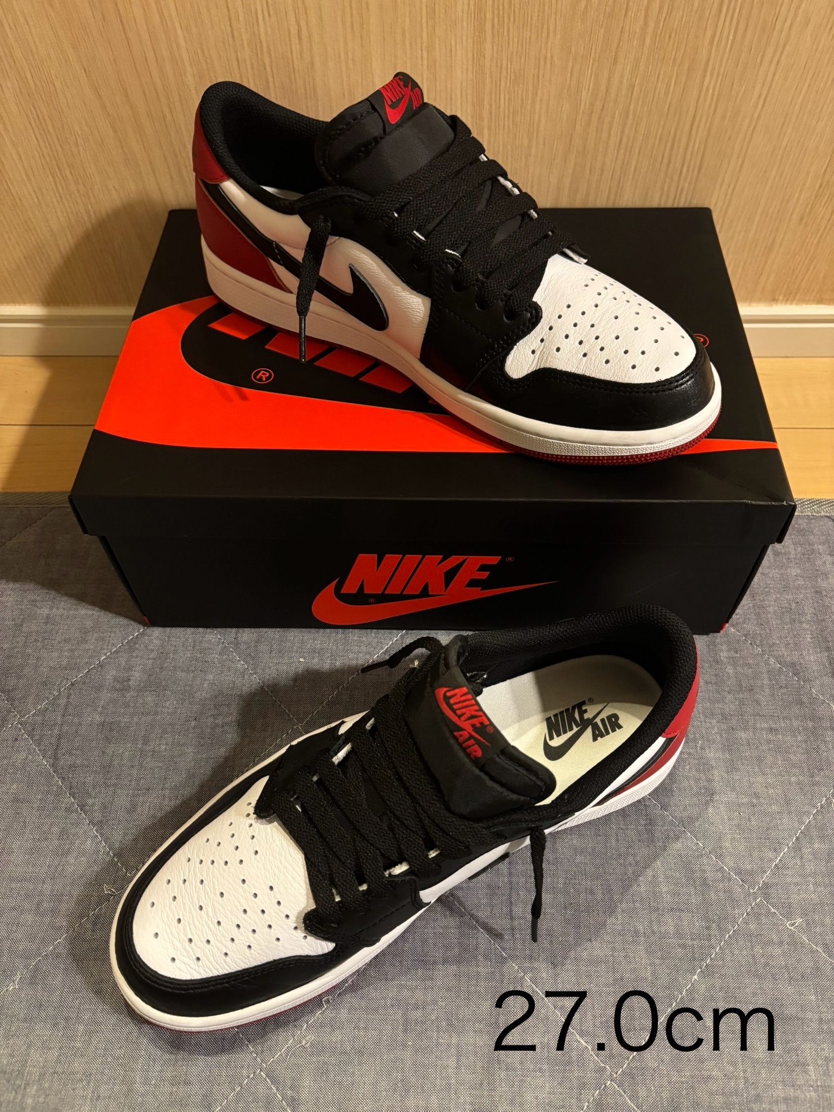 Nike Air Jordan 1 Retro Low OG "Black Toe"