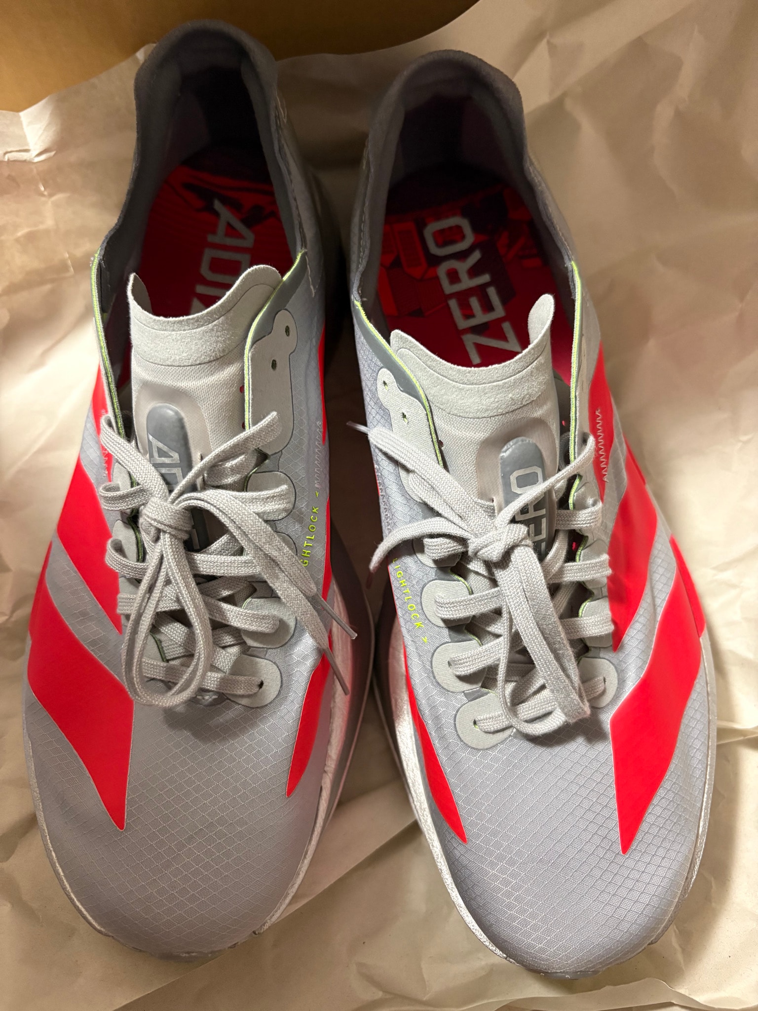 adidas Adizero Adios Pro 4 "Silver Metallic/Lucid Red/Grey"