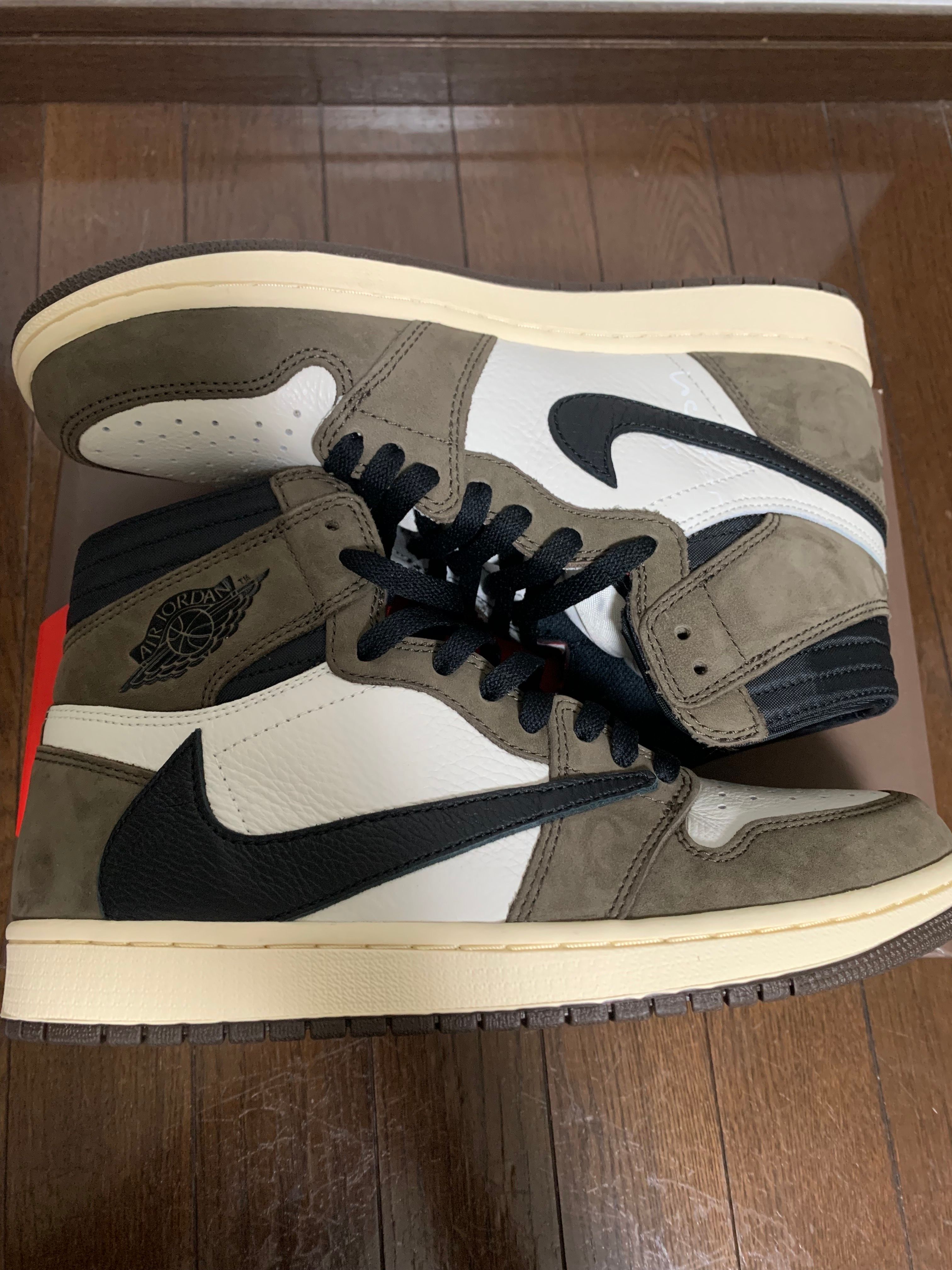 Travis Scott × Nike Air Jordan 1 Retro High OG TS SP "Sail/Dark Mocha"